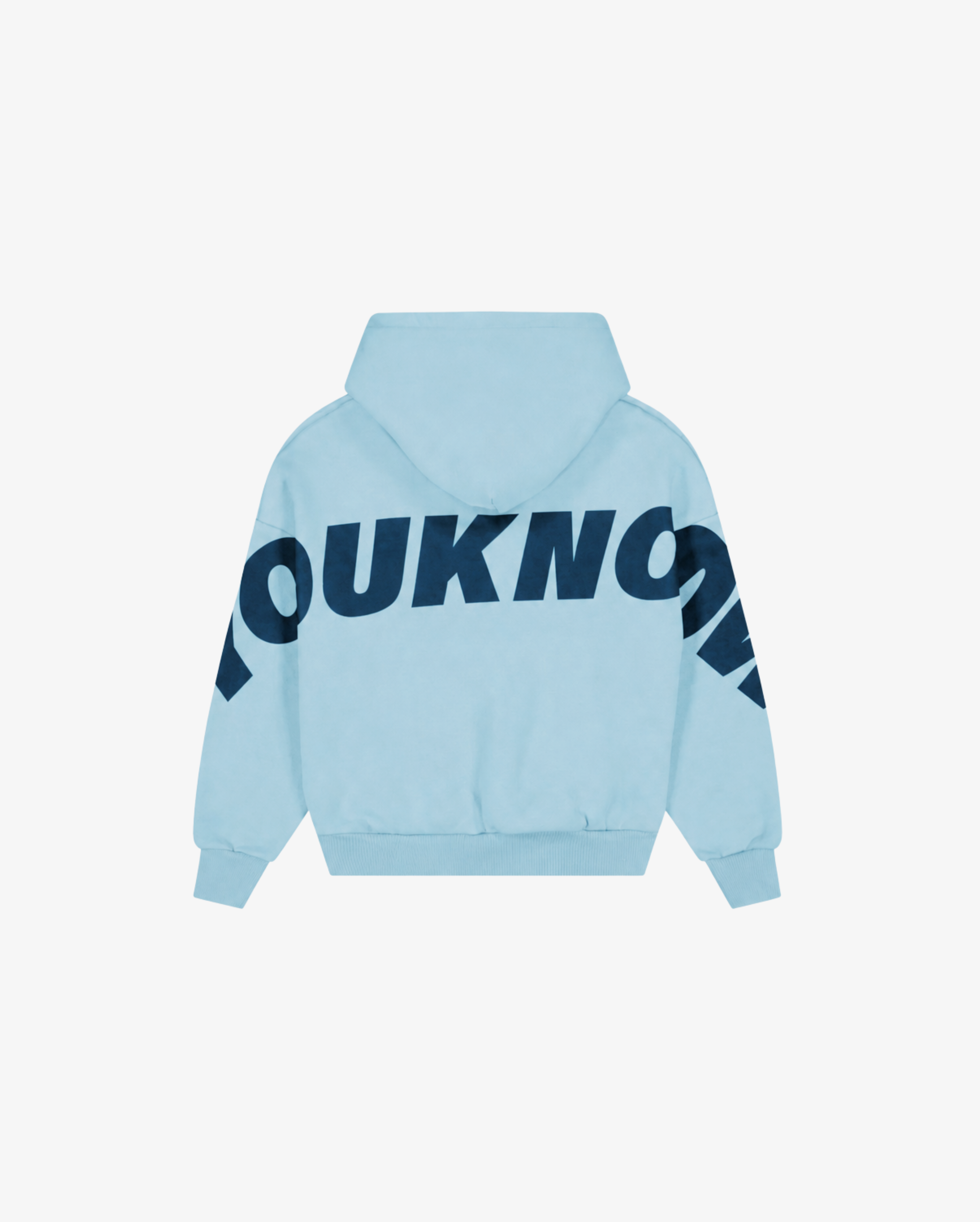 Kids Big Back Hoodie | Light Blue
