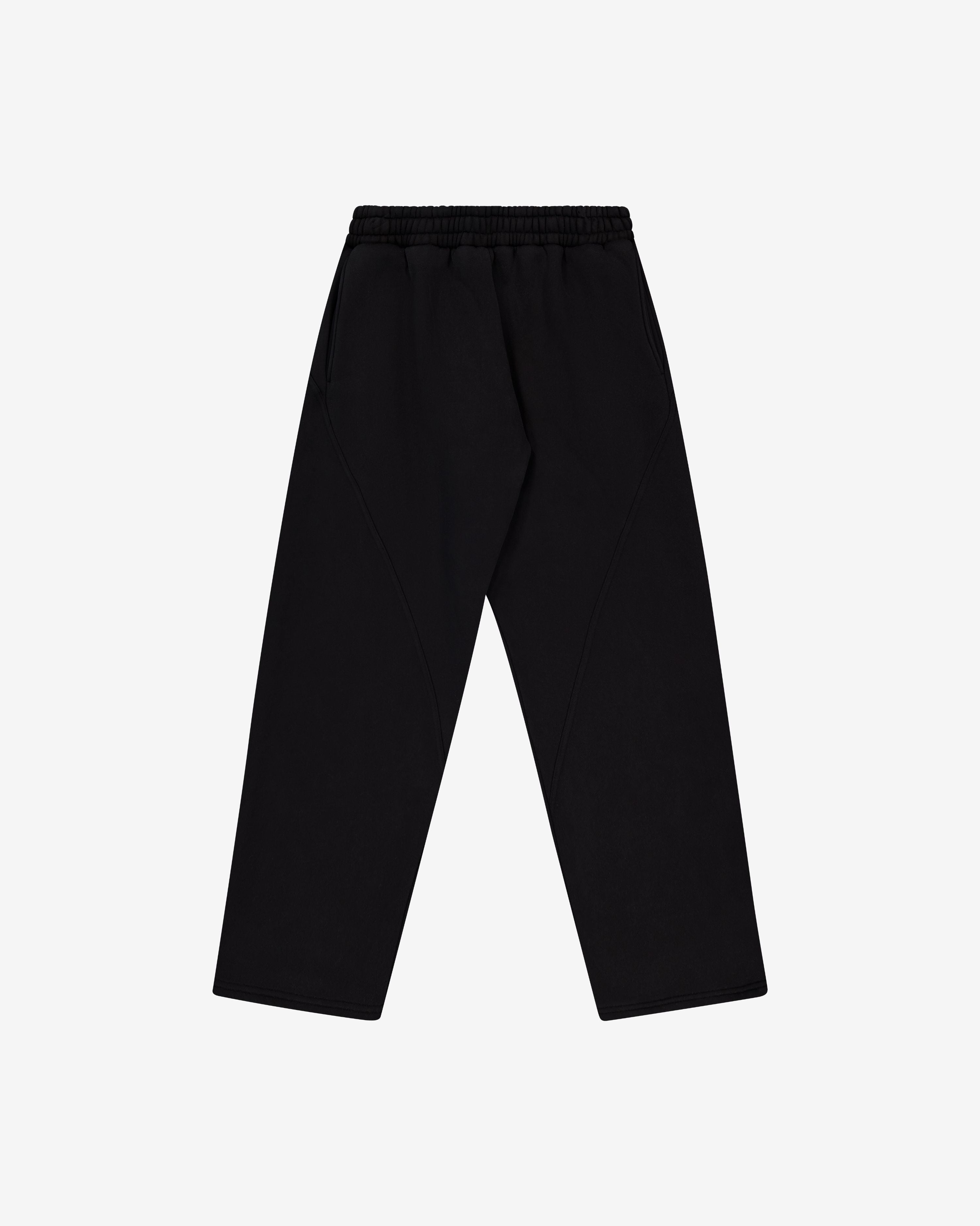 Panelled Trackpants | Black