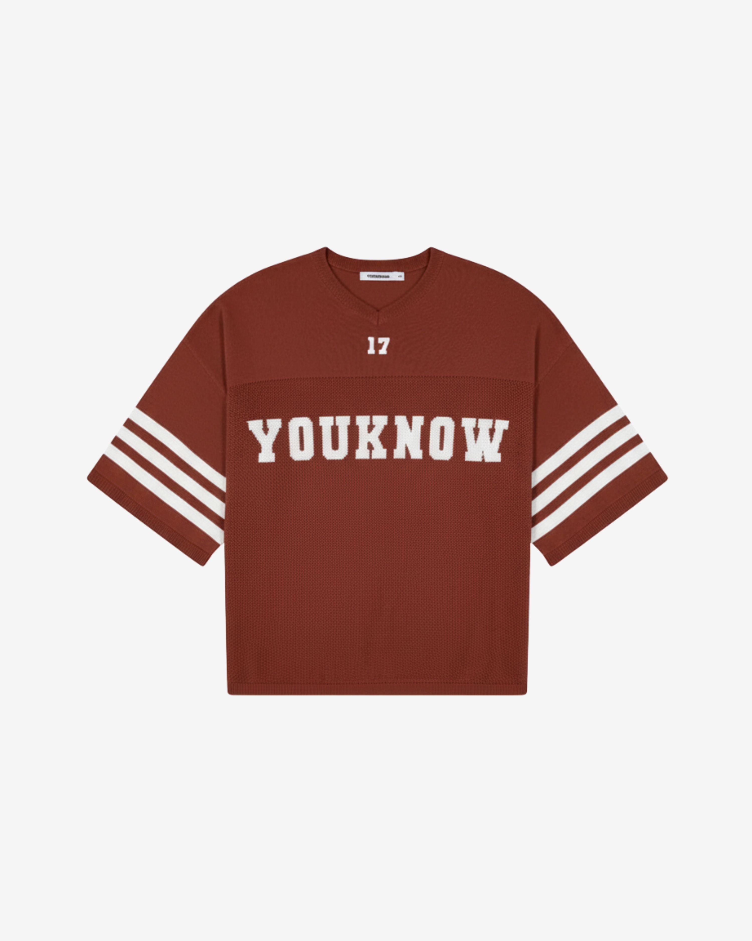 American Football Knit Jersey | Muted Red