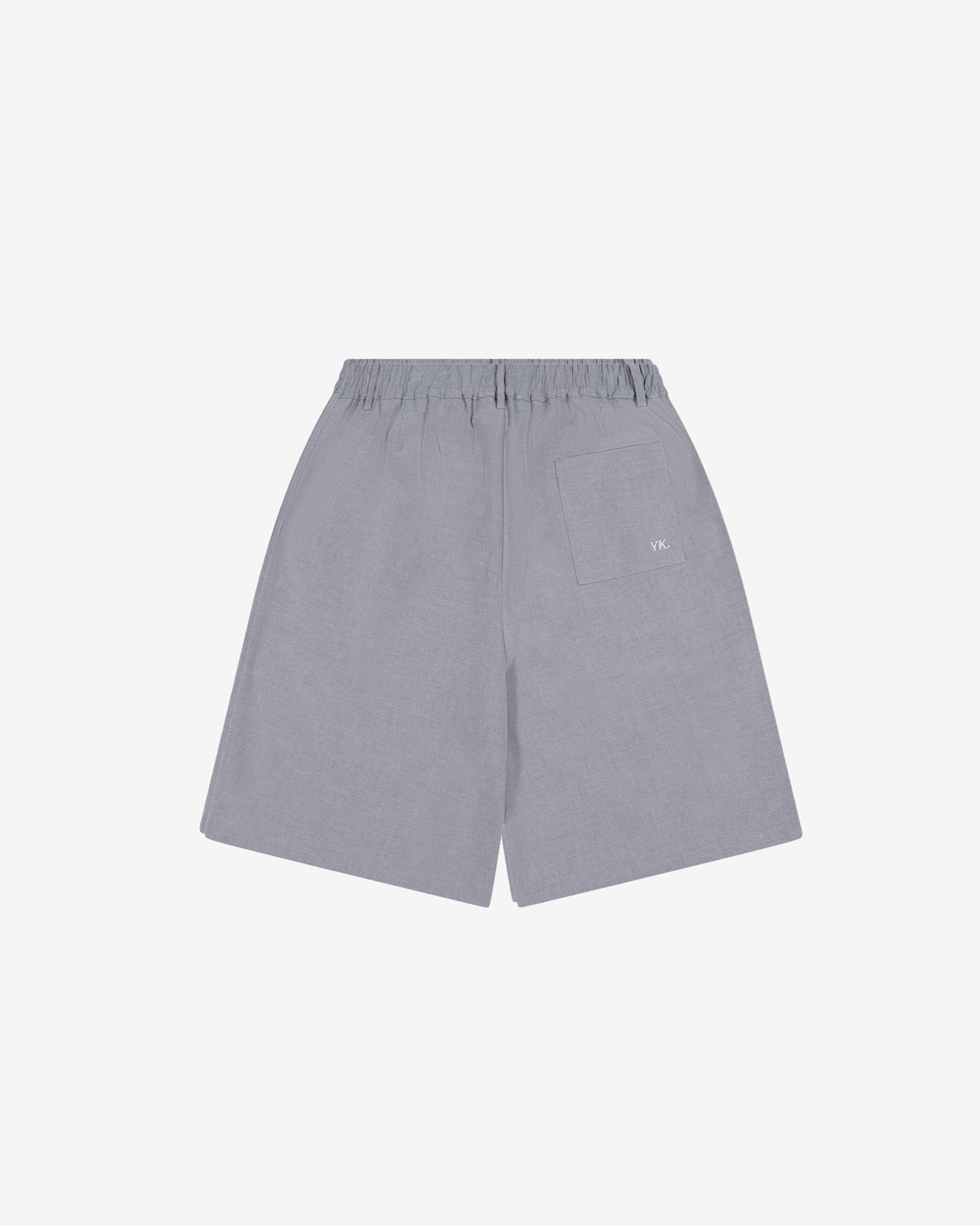 Nothing Pleated Shorts | Slate