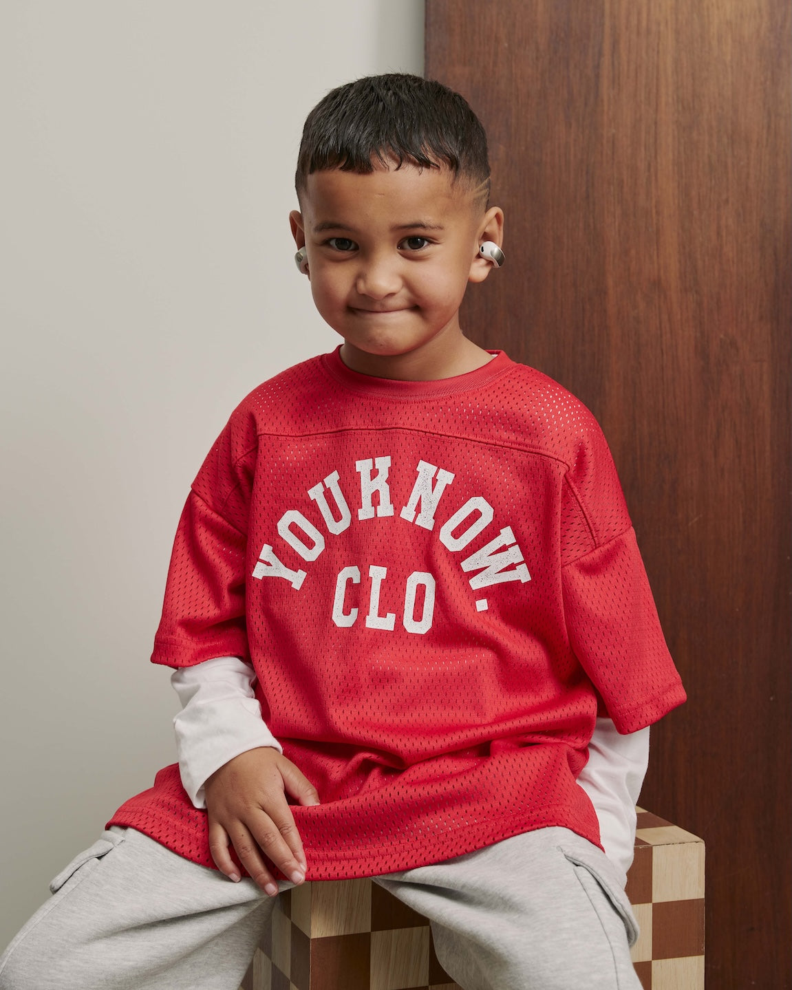 Kids Mesh Jersey | Red
