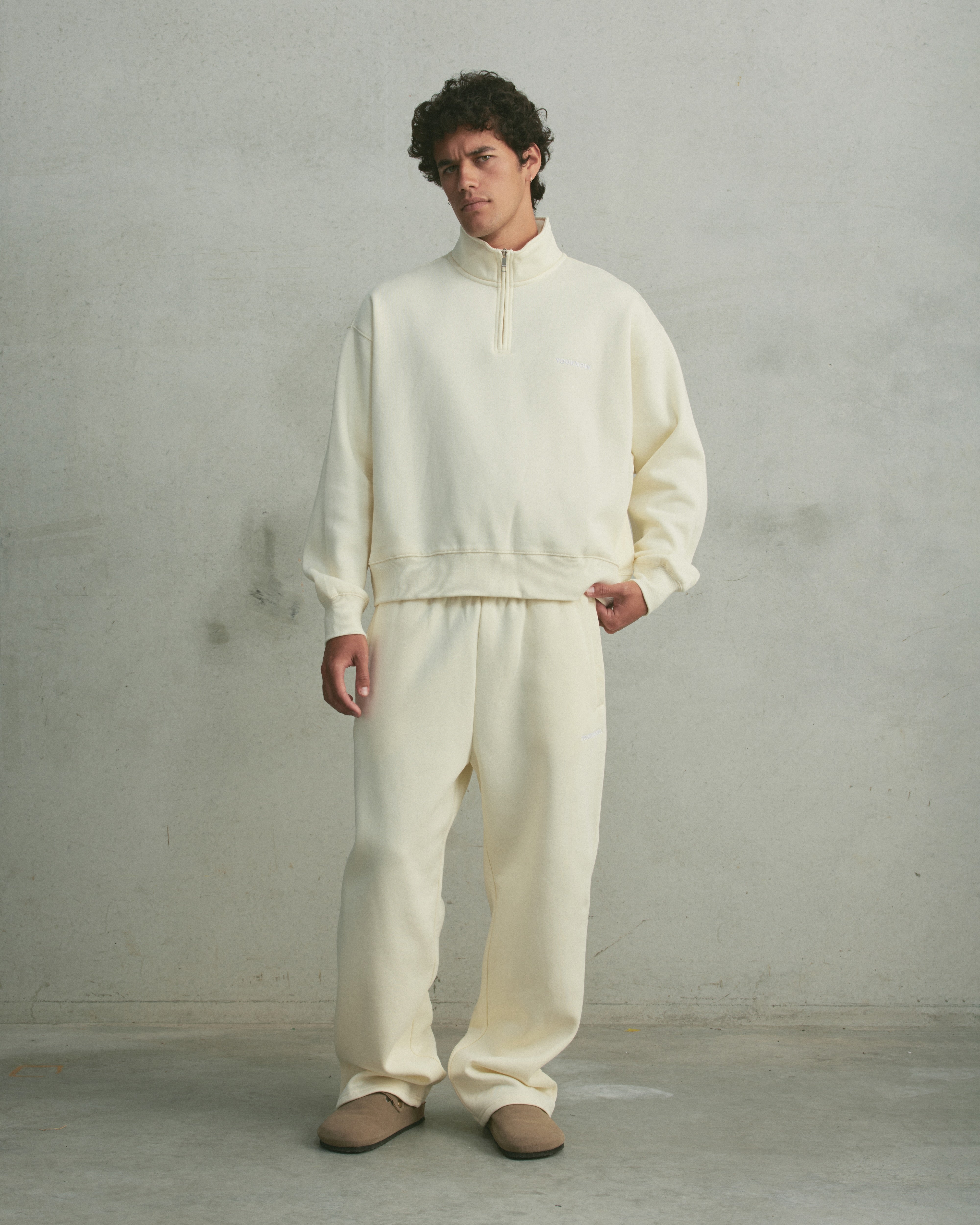 Core 1/4 Zip Pullover | Vanilla