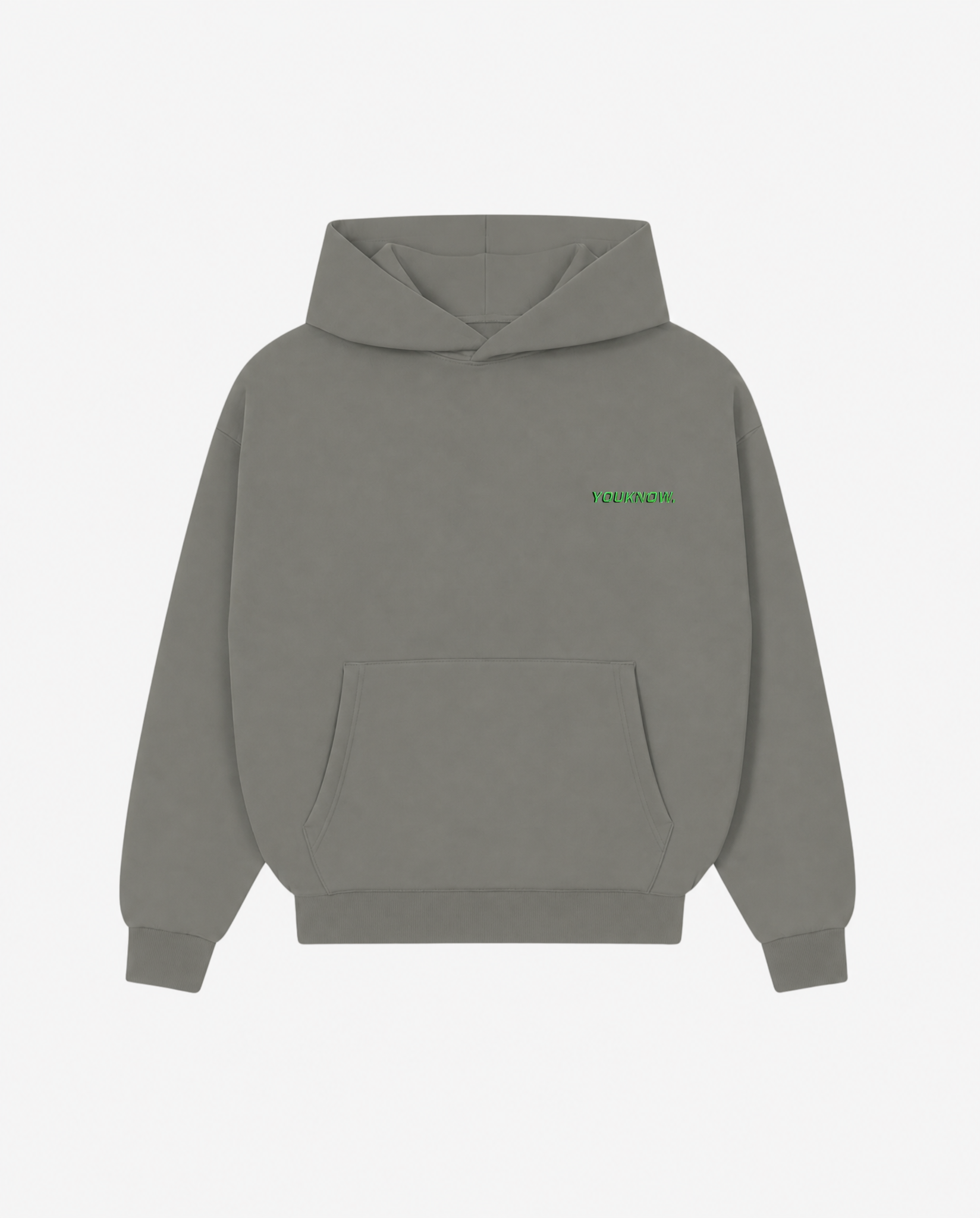 Outline Hoodie 2.0 in Charcoal - back