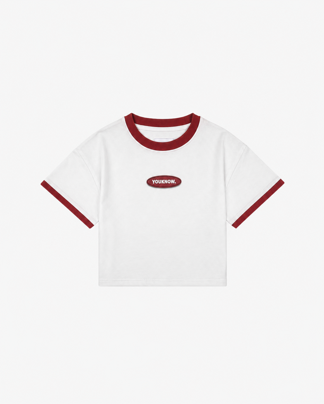 Kids Ringer Box Tee | White