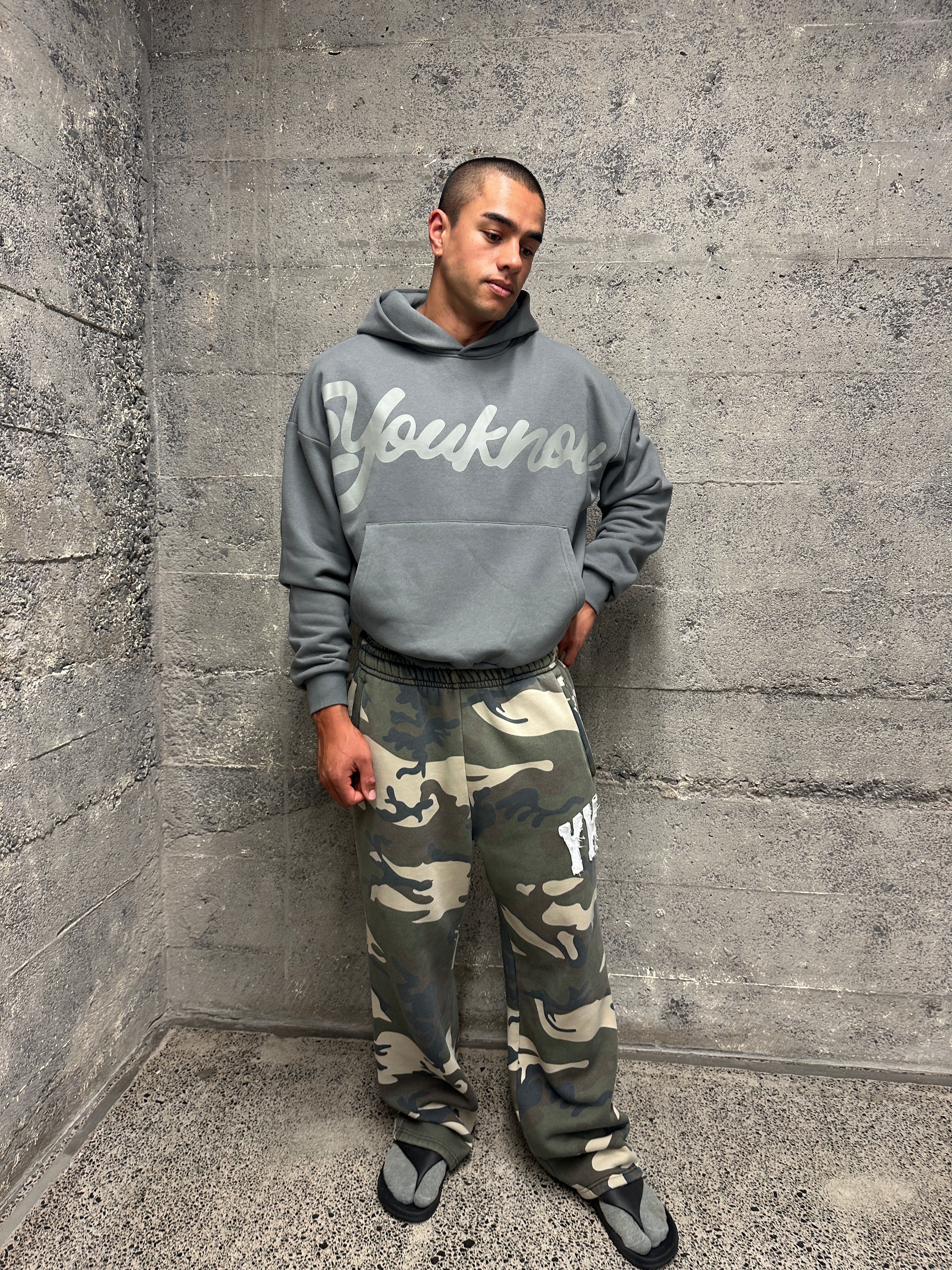 Drip Theory Hoodie 2.0 in Grey - lifestyle