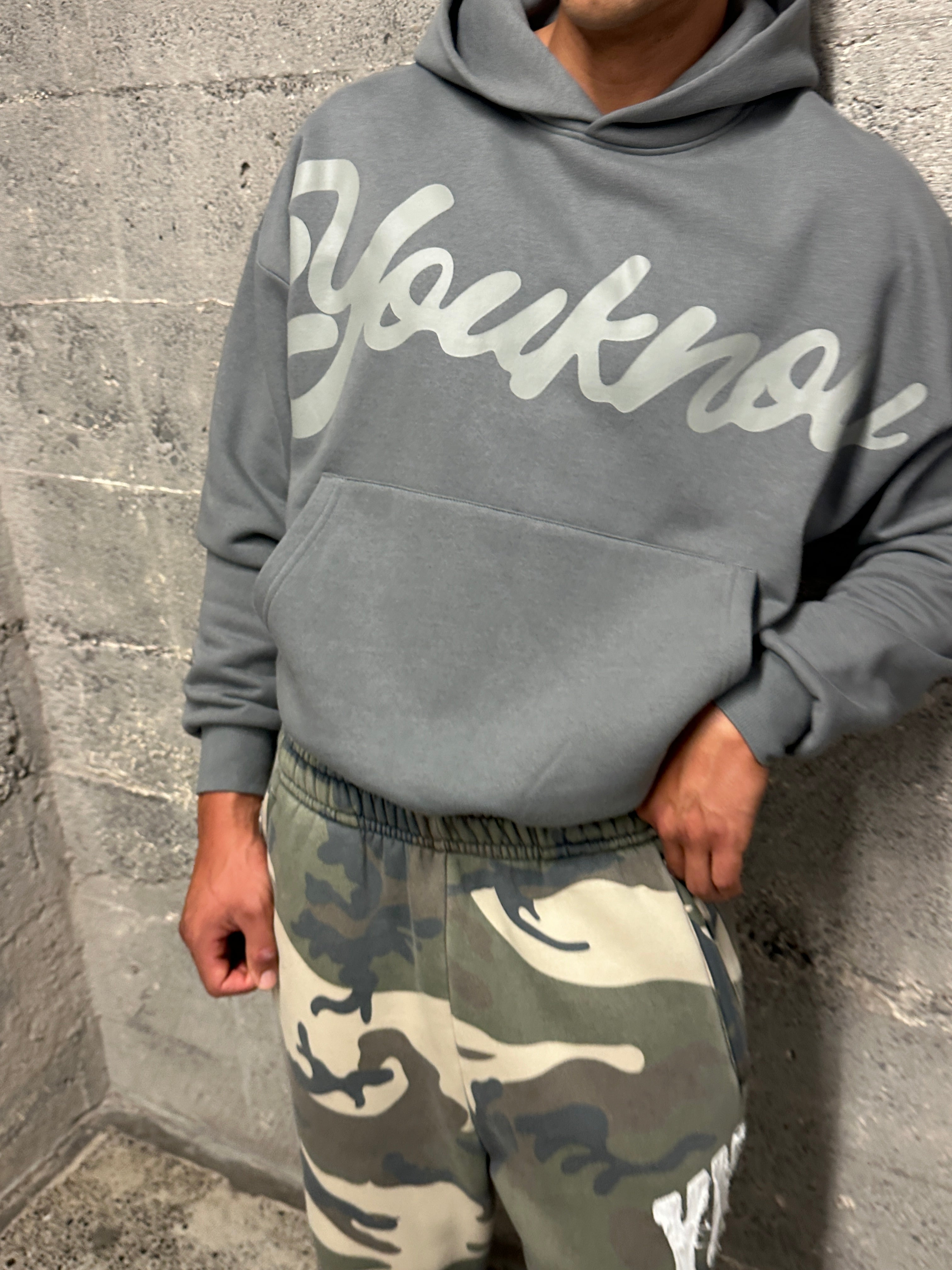 Drip Theory Hoodie 2.0 in Grey - detail