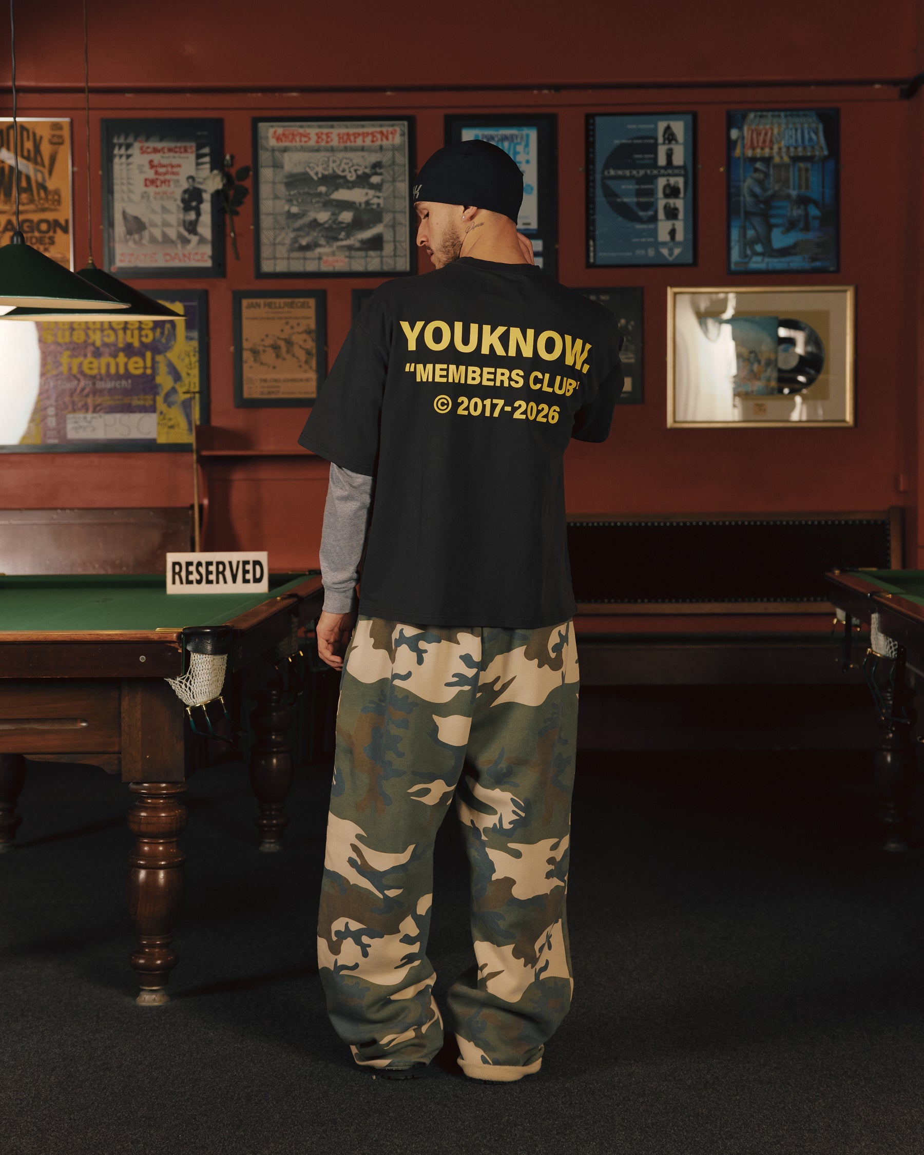 2026 Member's Club Tee | Washed Black