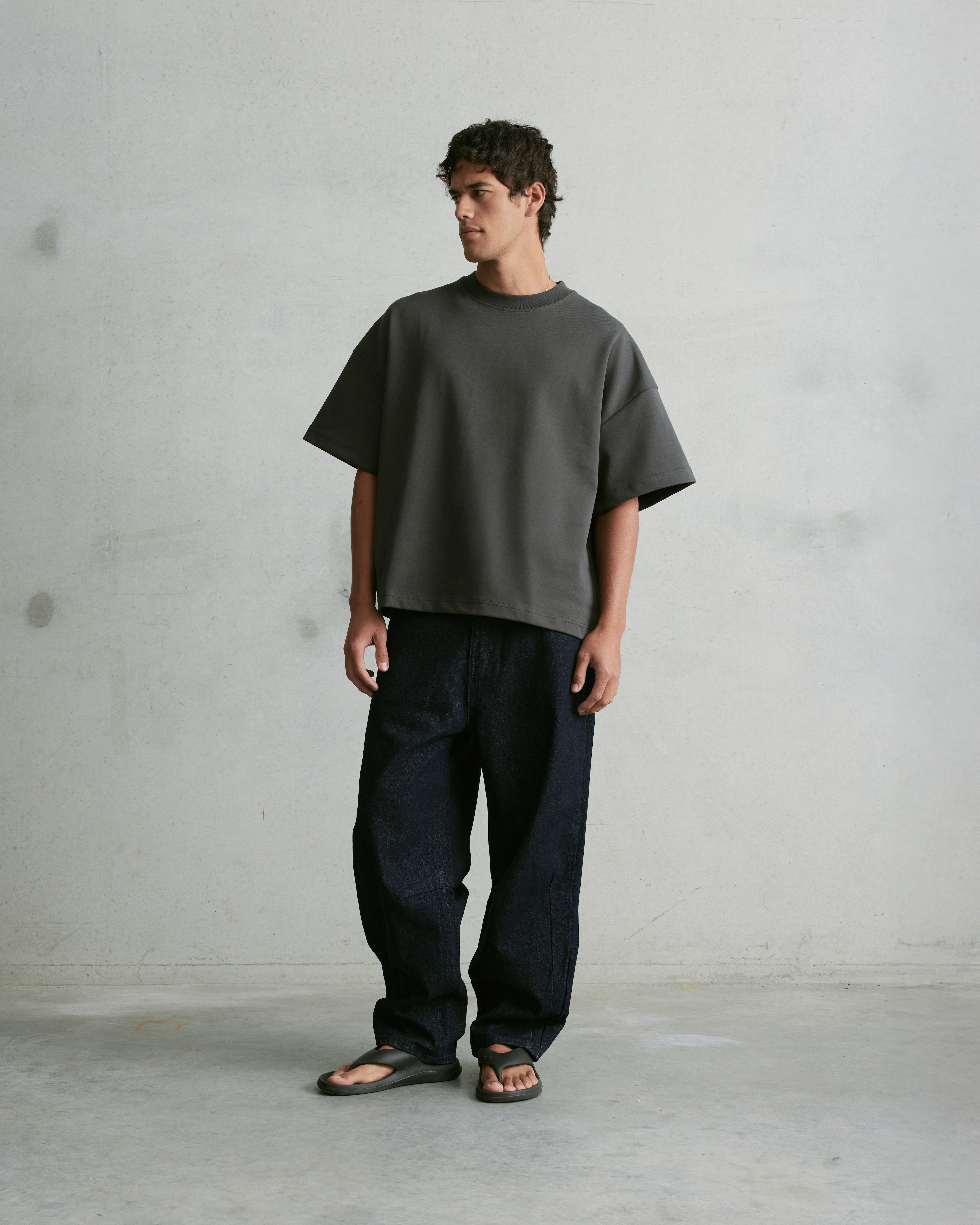 Nothing Heavyweight Tee | Volcanic Ash