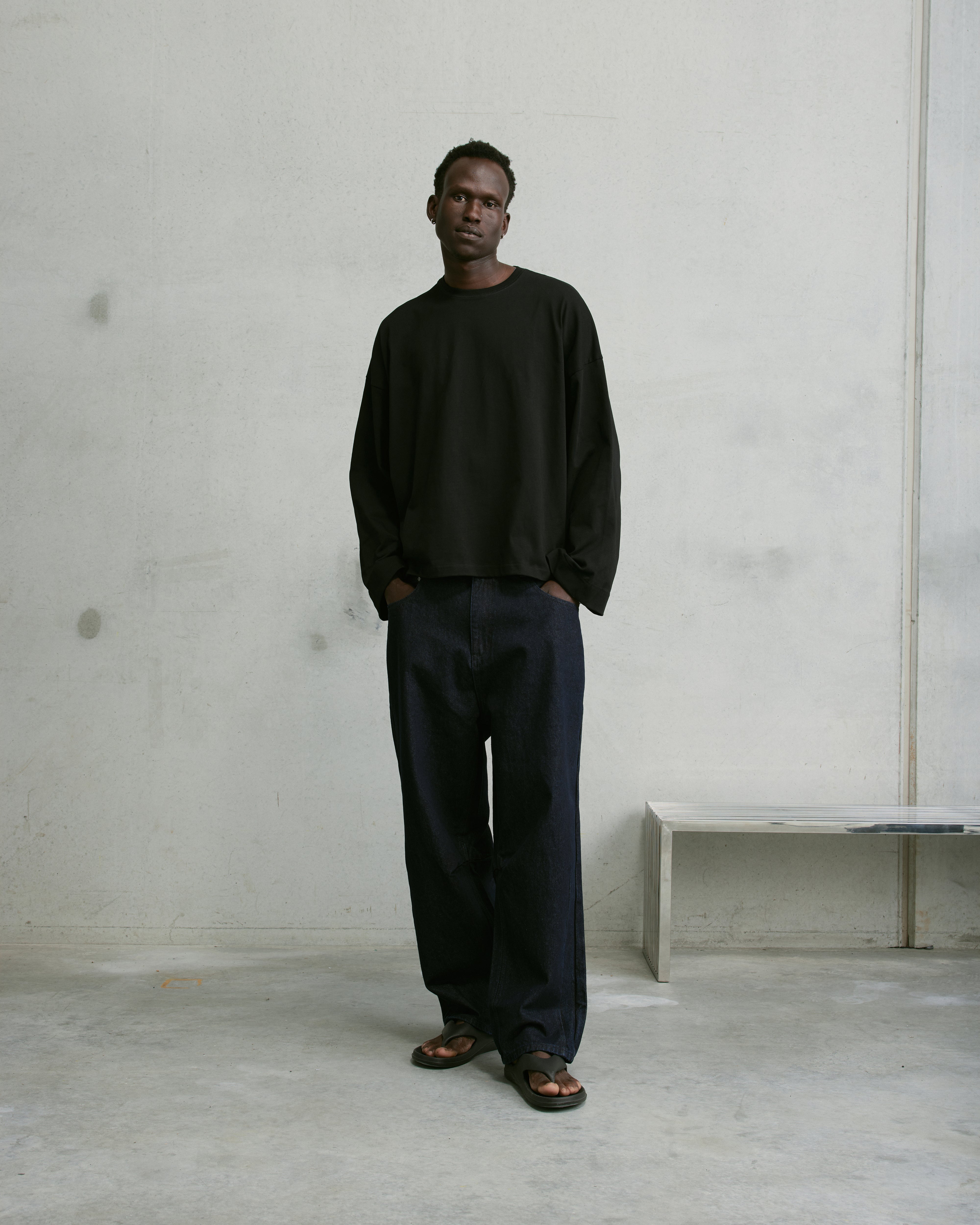 Nothing Longsleeve Tee | Tar