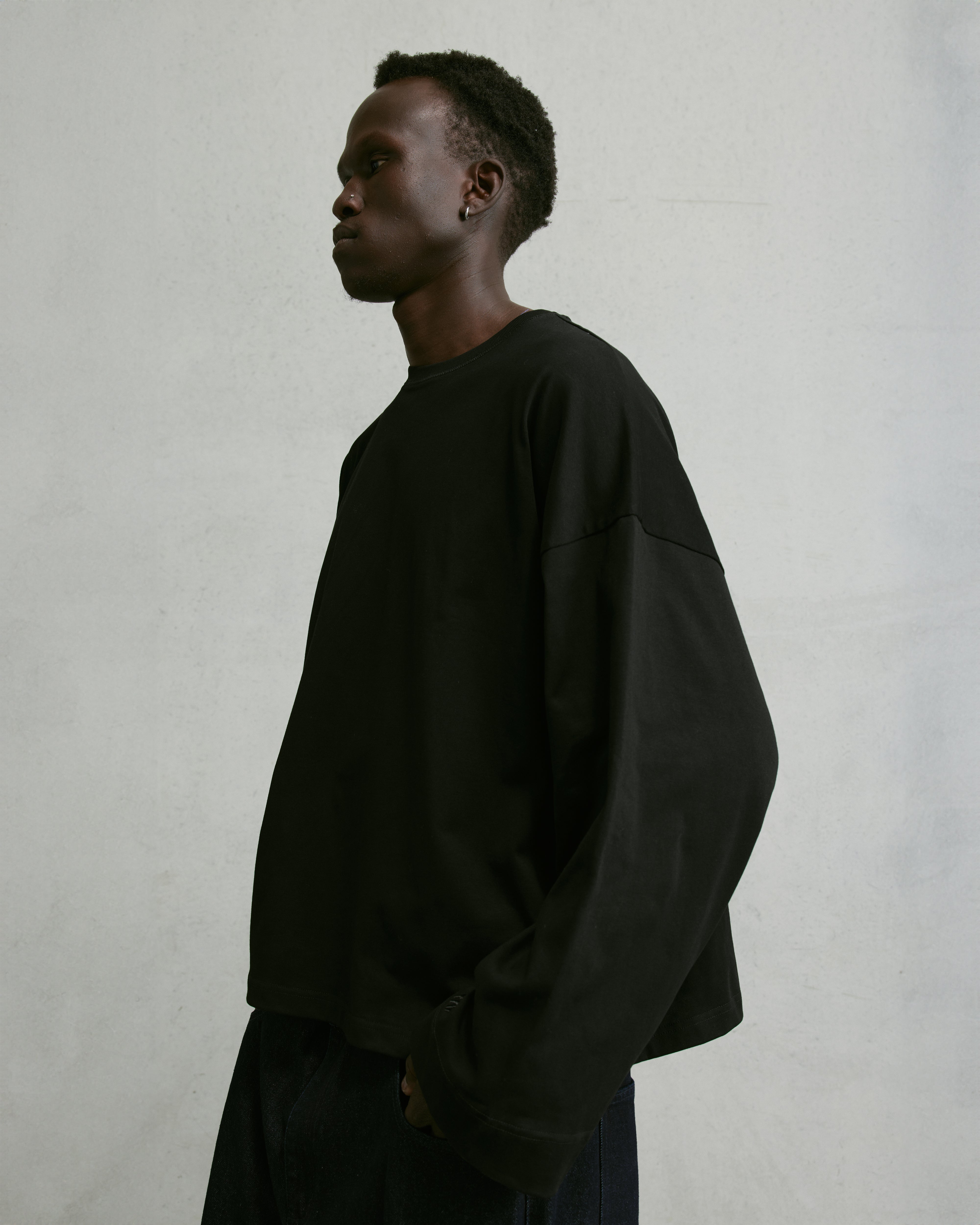 Nothing Longsleeve Tee | Tar