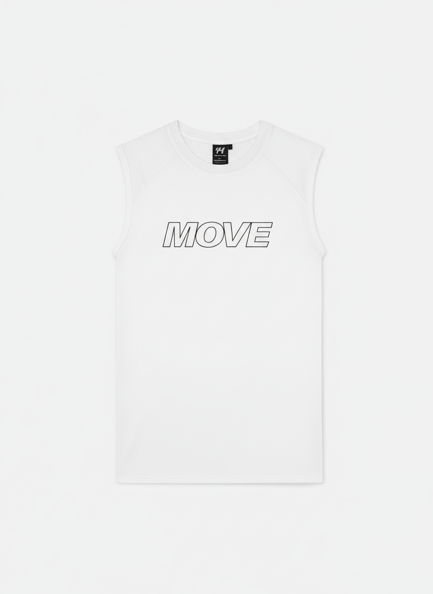 YK Move Flow Tank | White