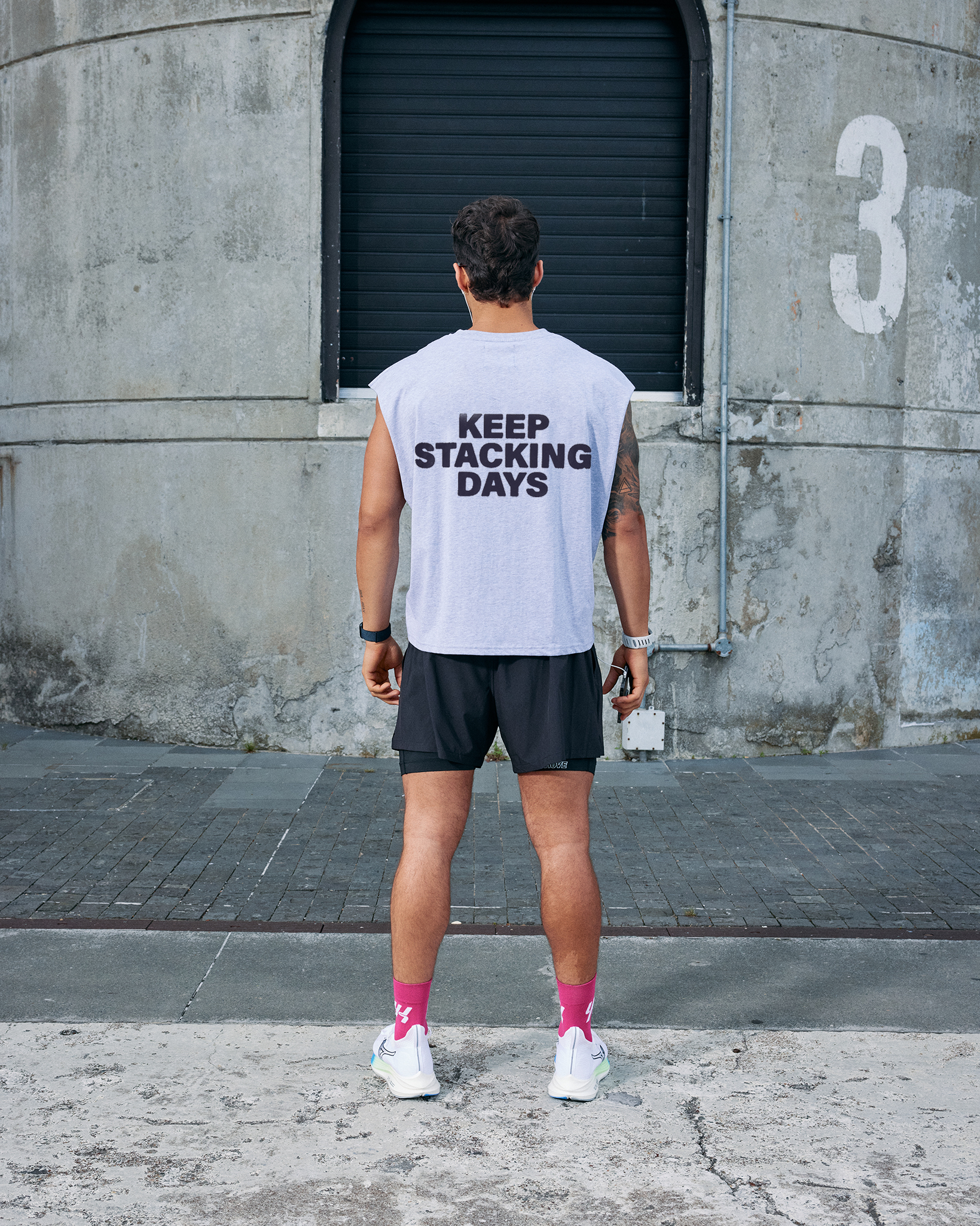 YK Move Stacking Days Tank | Grey