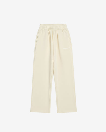 Core Wide Leg Sweatpants | Vanilla