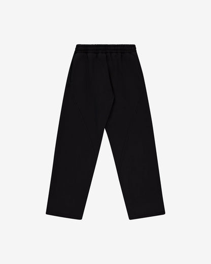 Panelled Trackpants | Black