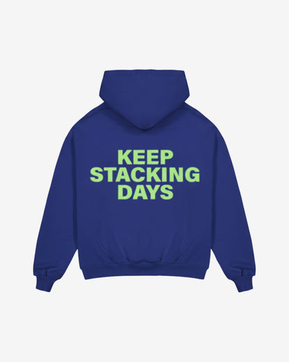 YK Move Stacking Days Hoodie | Blue