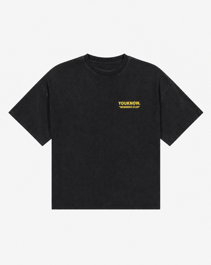 2026 Member's Club Tee | Washed Black