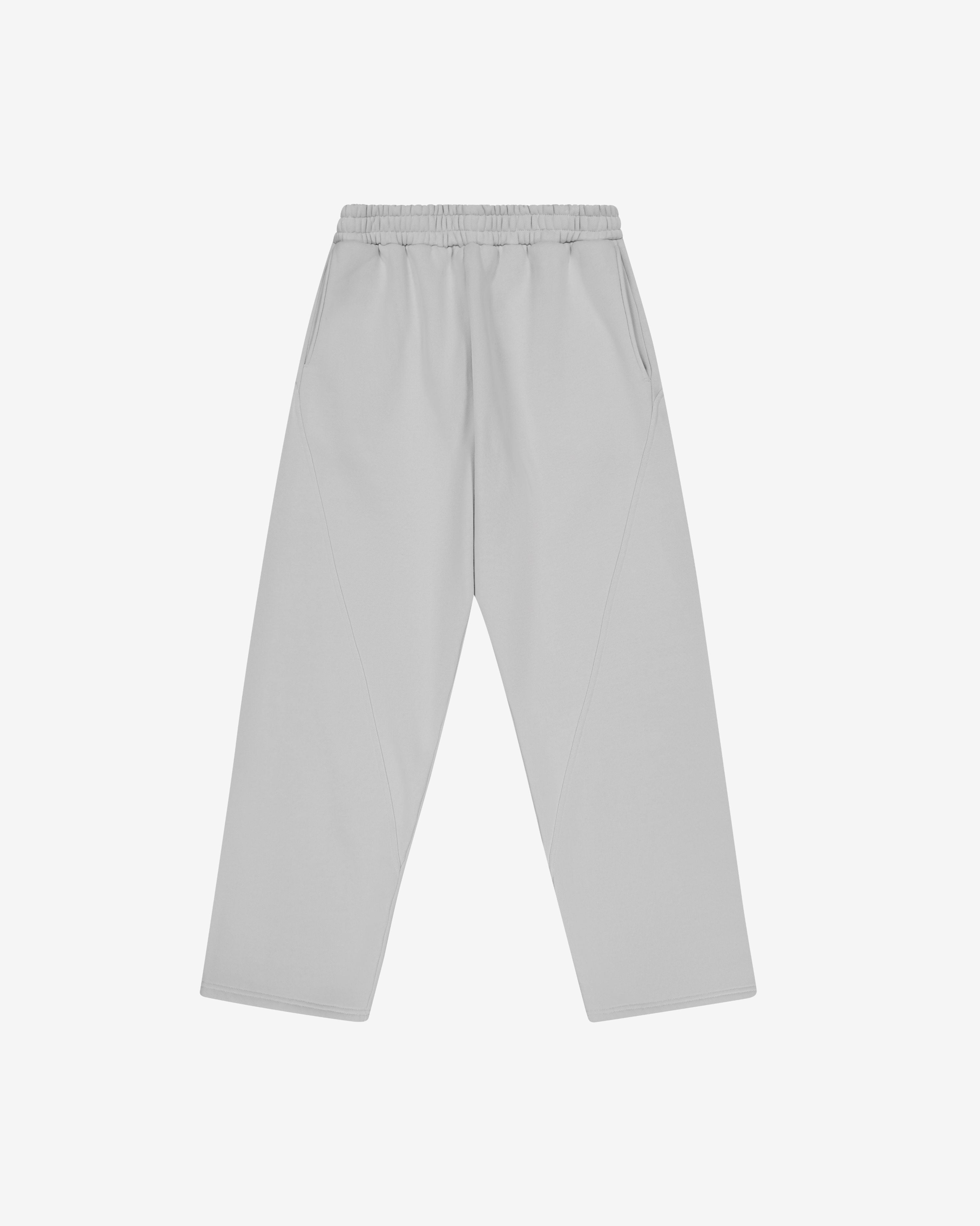 Panelled Trackpants | Light Grey