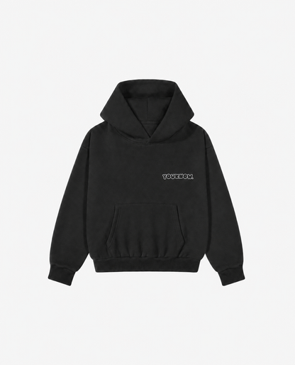 Kids Sunset Box Hoodie | Black