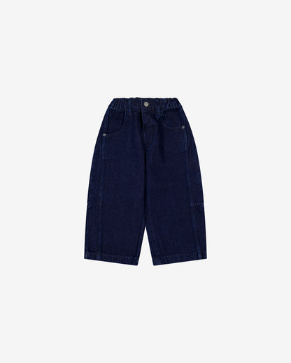 Kids Barrel Leg Jeans | Indigo Denim