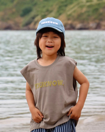 Kids Boxy Tank | Charcoal