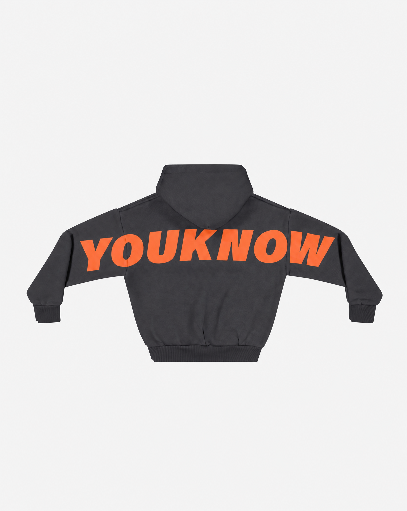 Kids Big Back Hoodie | Charcoal