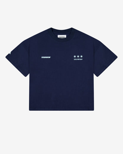 Big Back Tee | Navy Ice