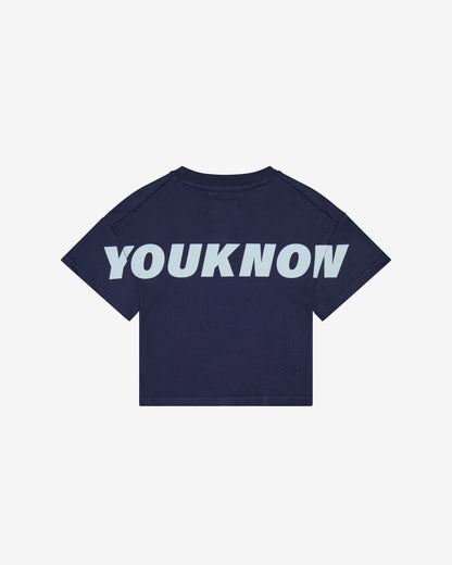 Kids Big Back Tee | Navy Ice
