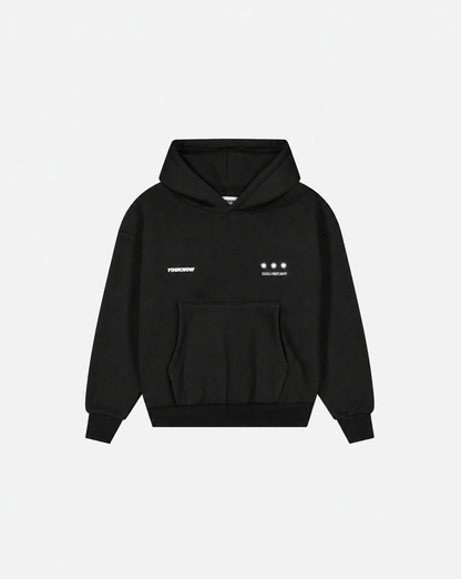 Kids Big Back Hoodie | Black