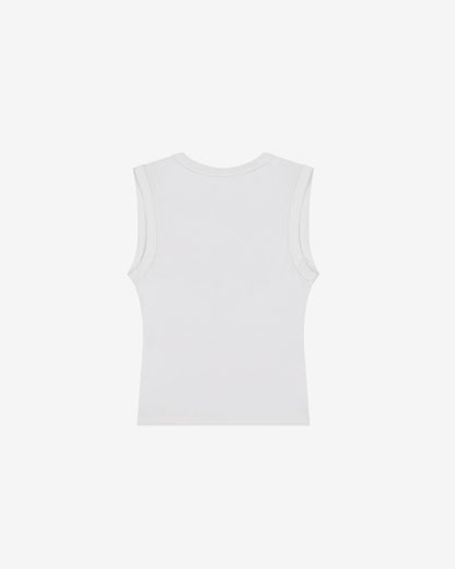 Nothing Deep V Tank | Cloud White