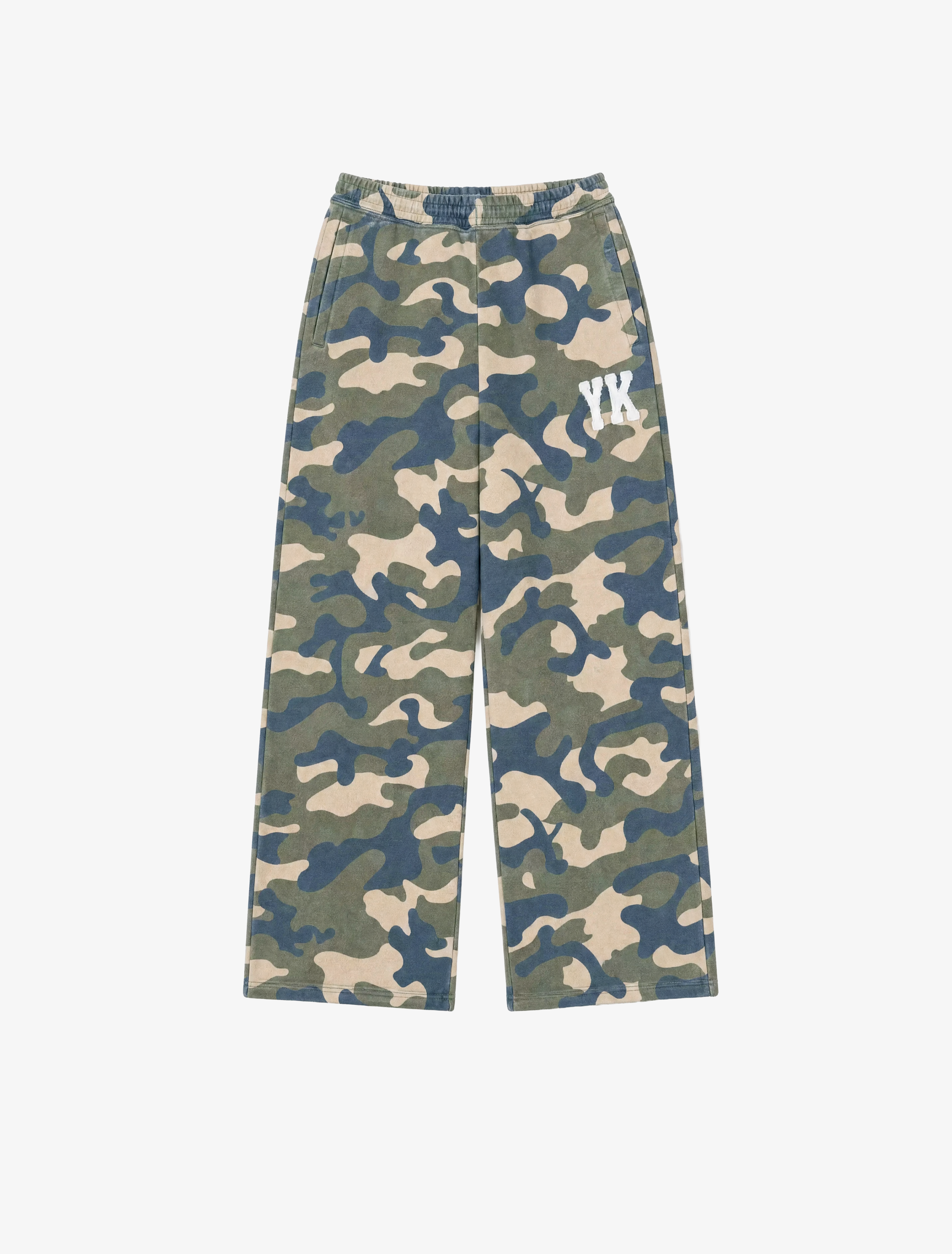 Wide Leg Pants | Camo-1