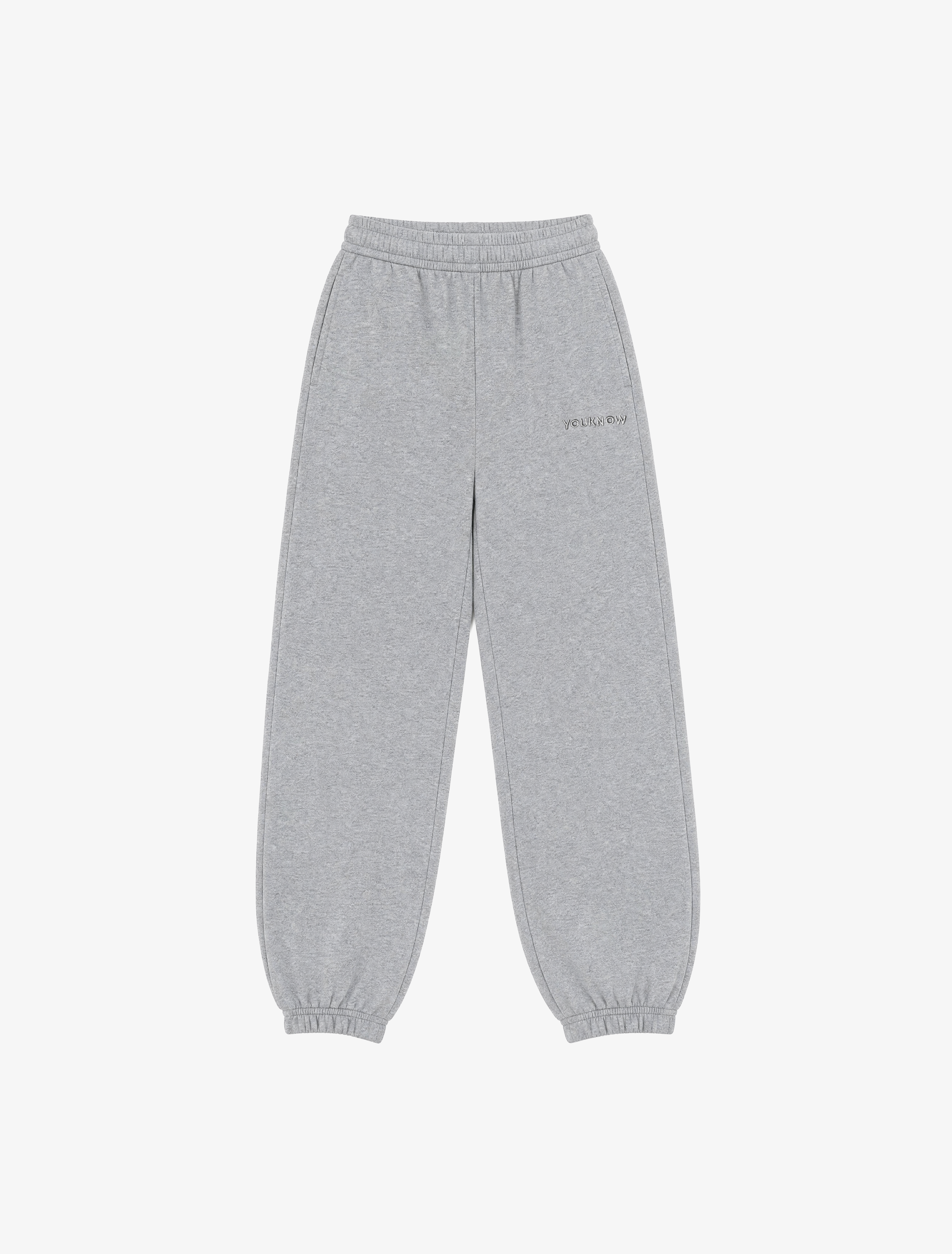 Core Essentials Cuffed Sweatpants | Heather Grey-1