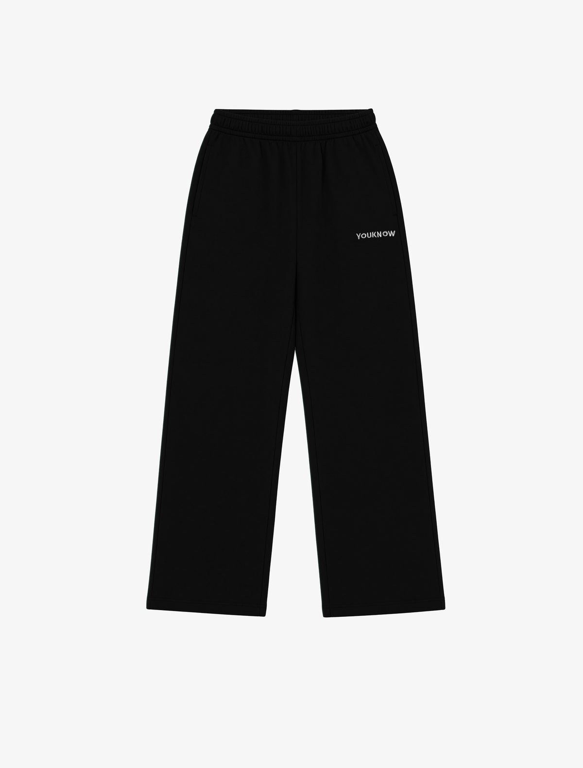 Core Essentials Wide Leg Pants | Black-1