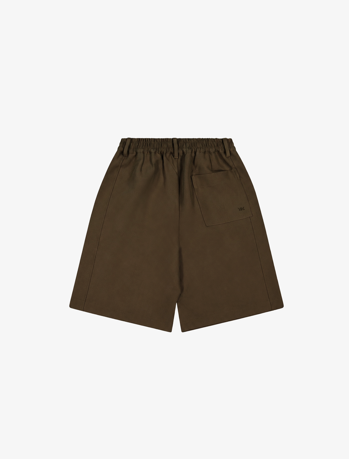 Nothing Draped Pleated Shorts | Brown-2
