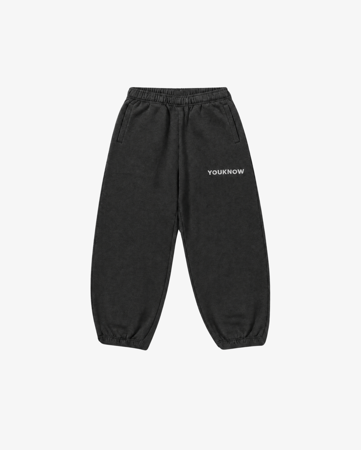 Kids Core Cuffed Sweatpants | Black