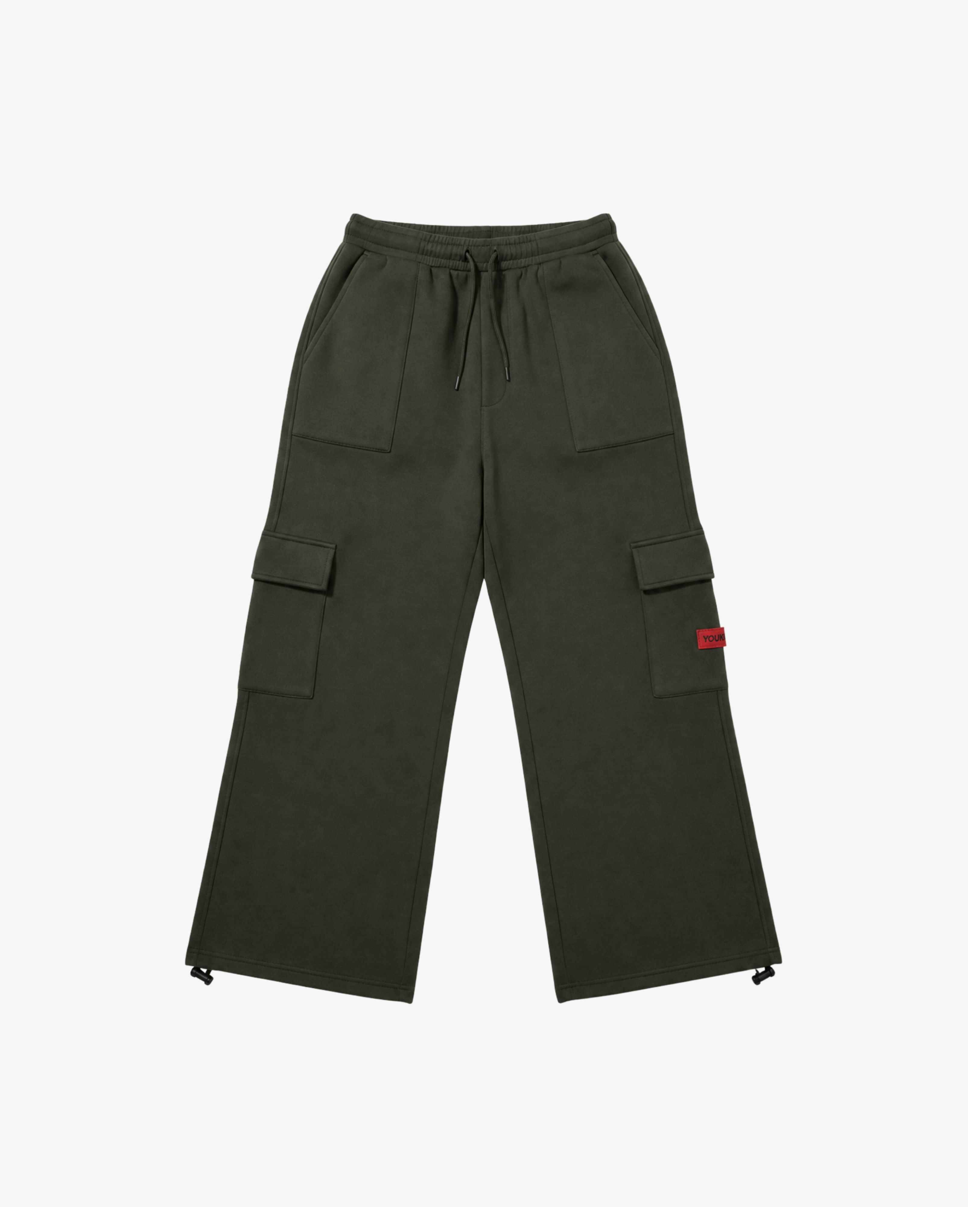 Brushed Fleece Cargo Sweatpant | Dark Olive