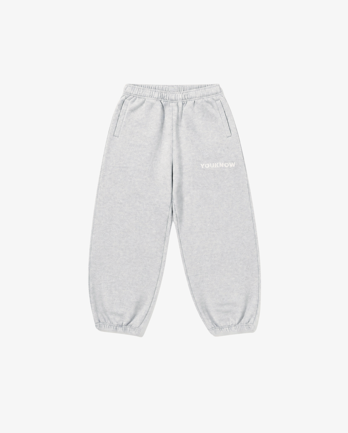 Kids Core Cuffed Sweatpants | GREY MARLE