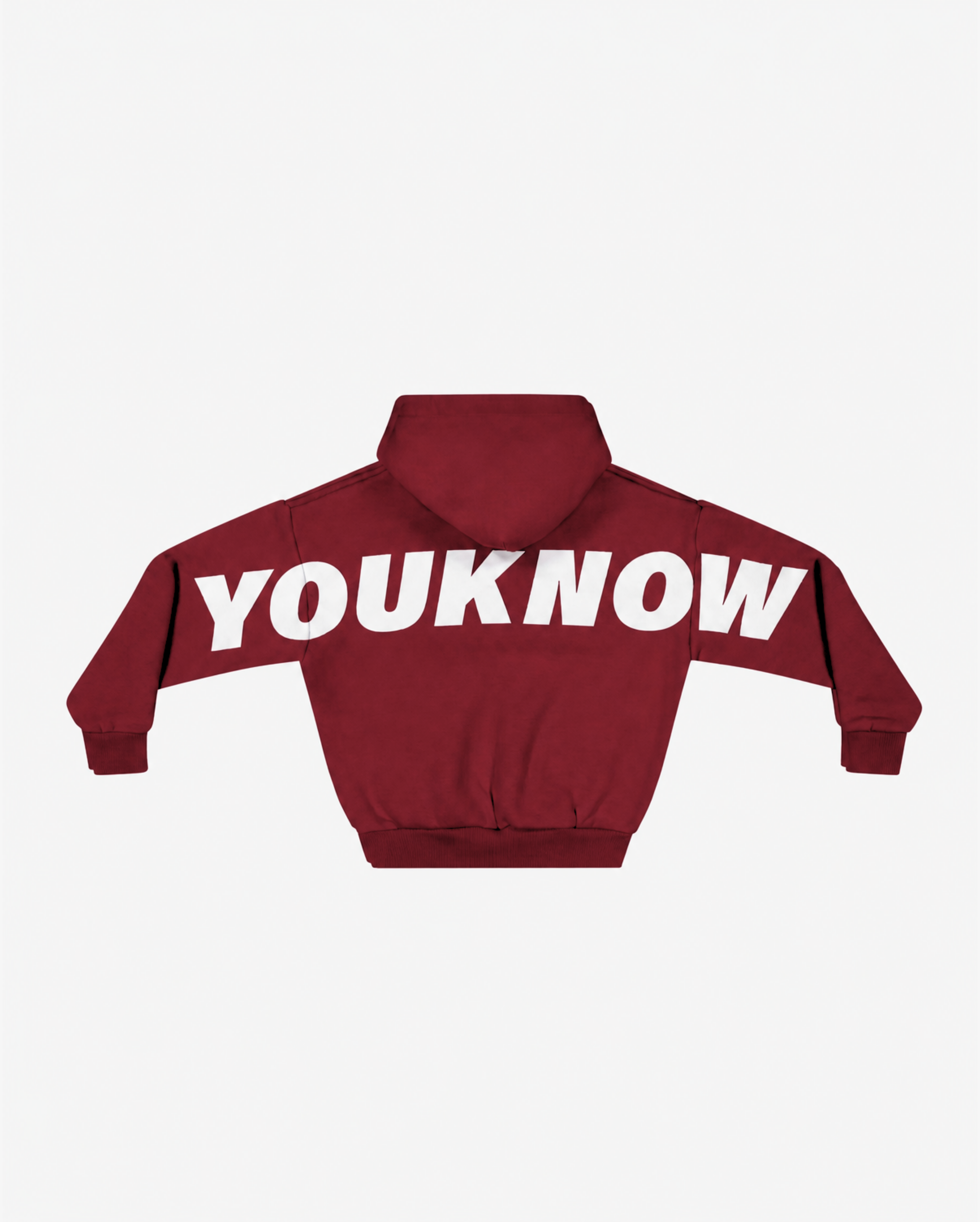 Kids Big Back Hoodie | Maroon