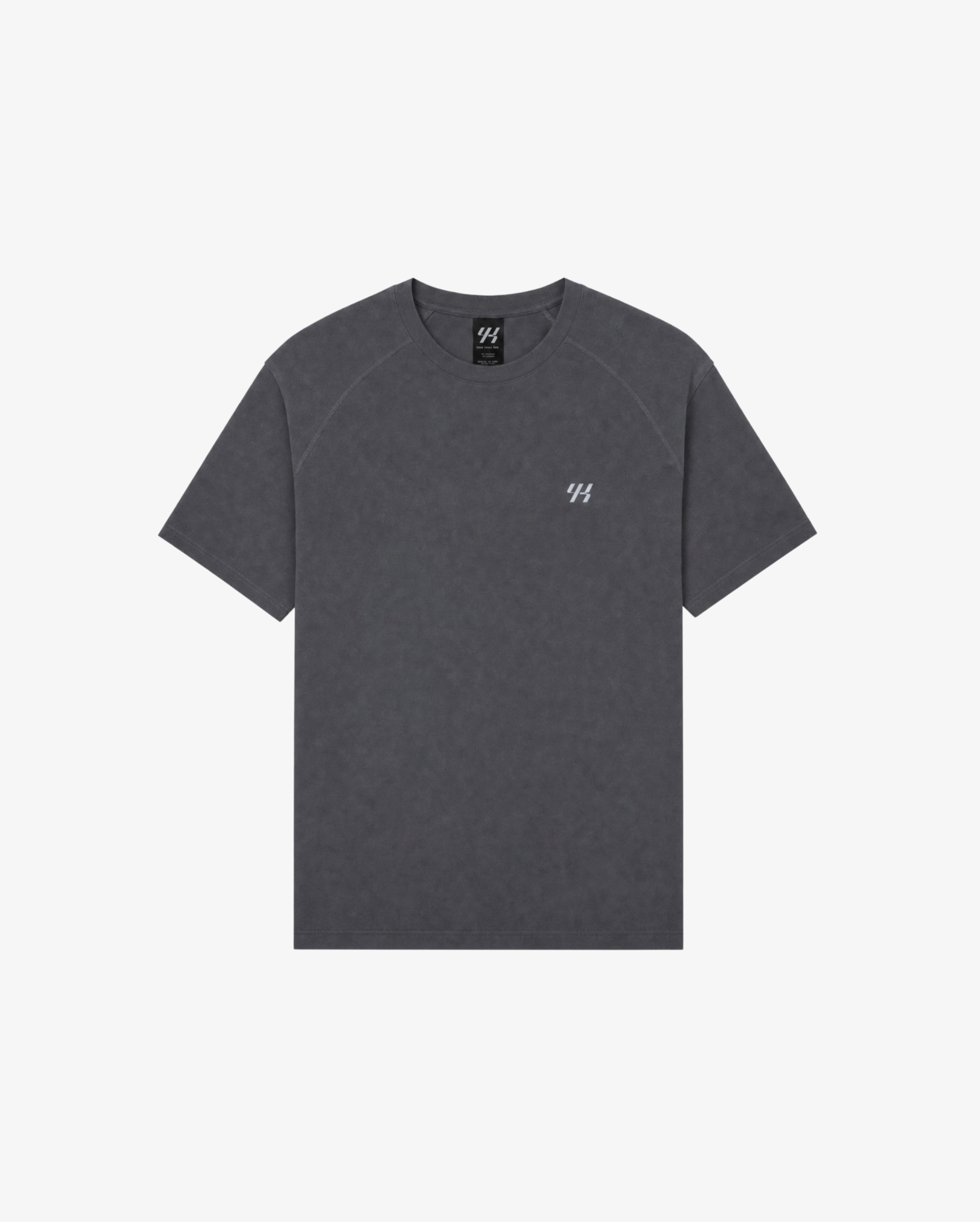 YK Move Fitted SS Tee | Charcoal-1