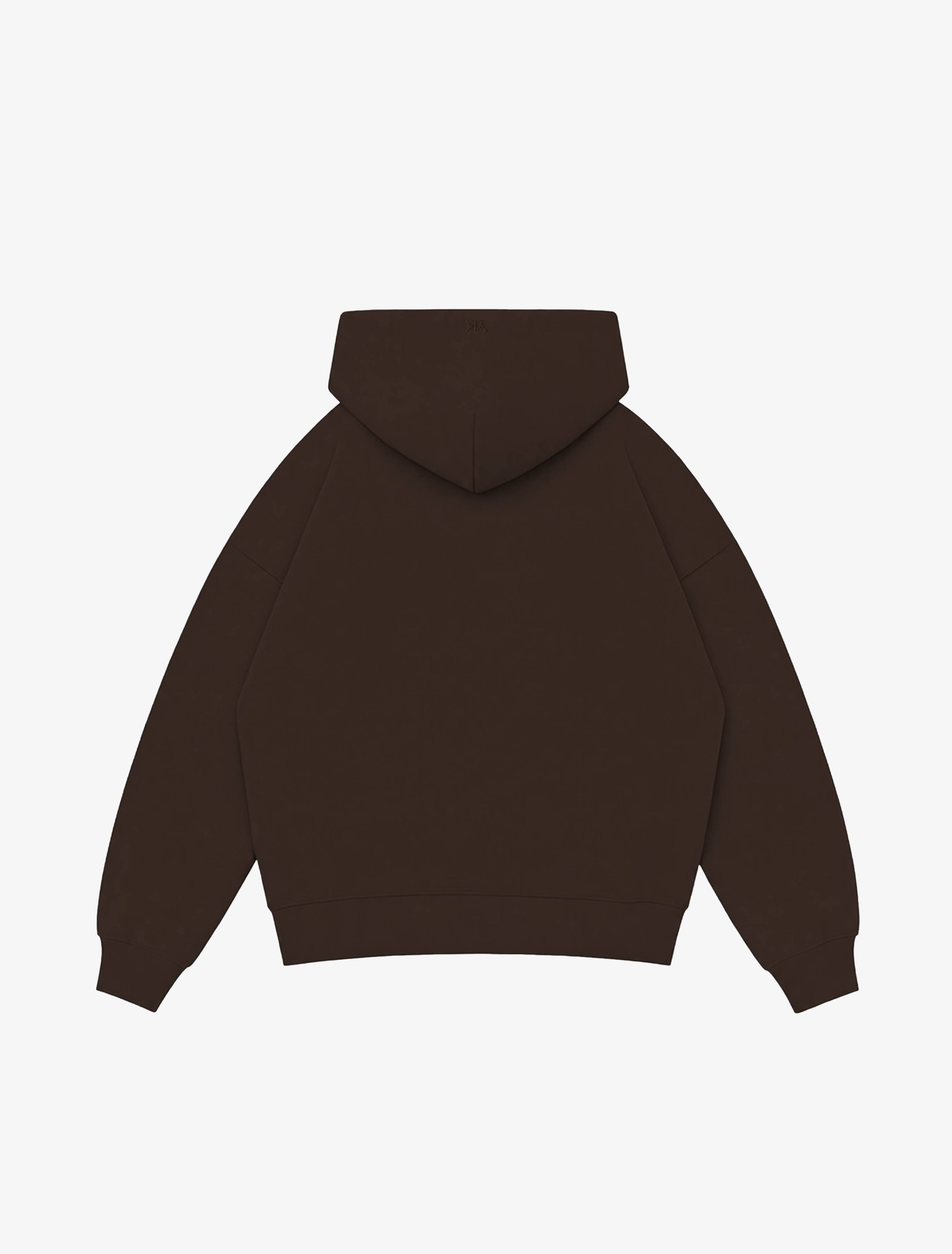 Nothing Form Zip-Up Hoodie | Coffee Bean-5