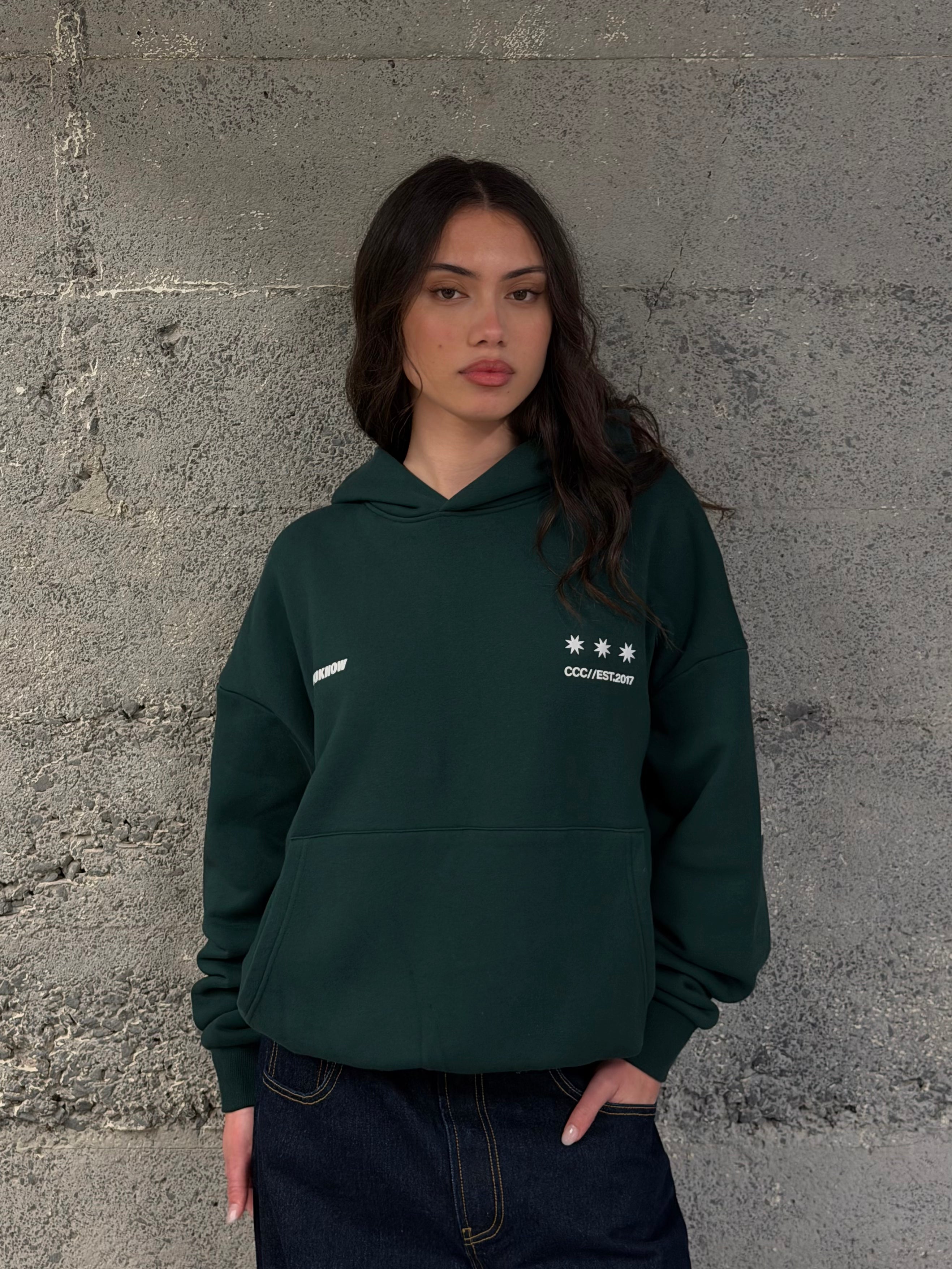 Big Back Hoodie | Pine Green-4