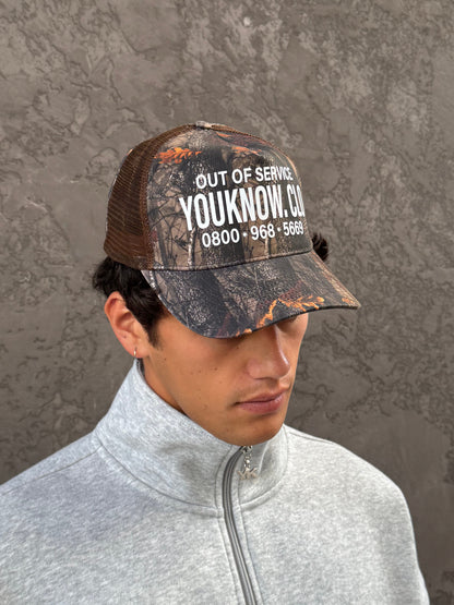 Out of Service Trucker Cap | Camo