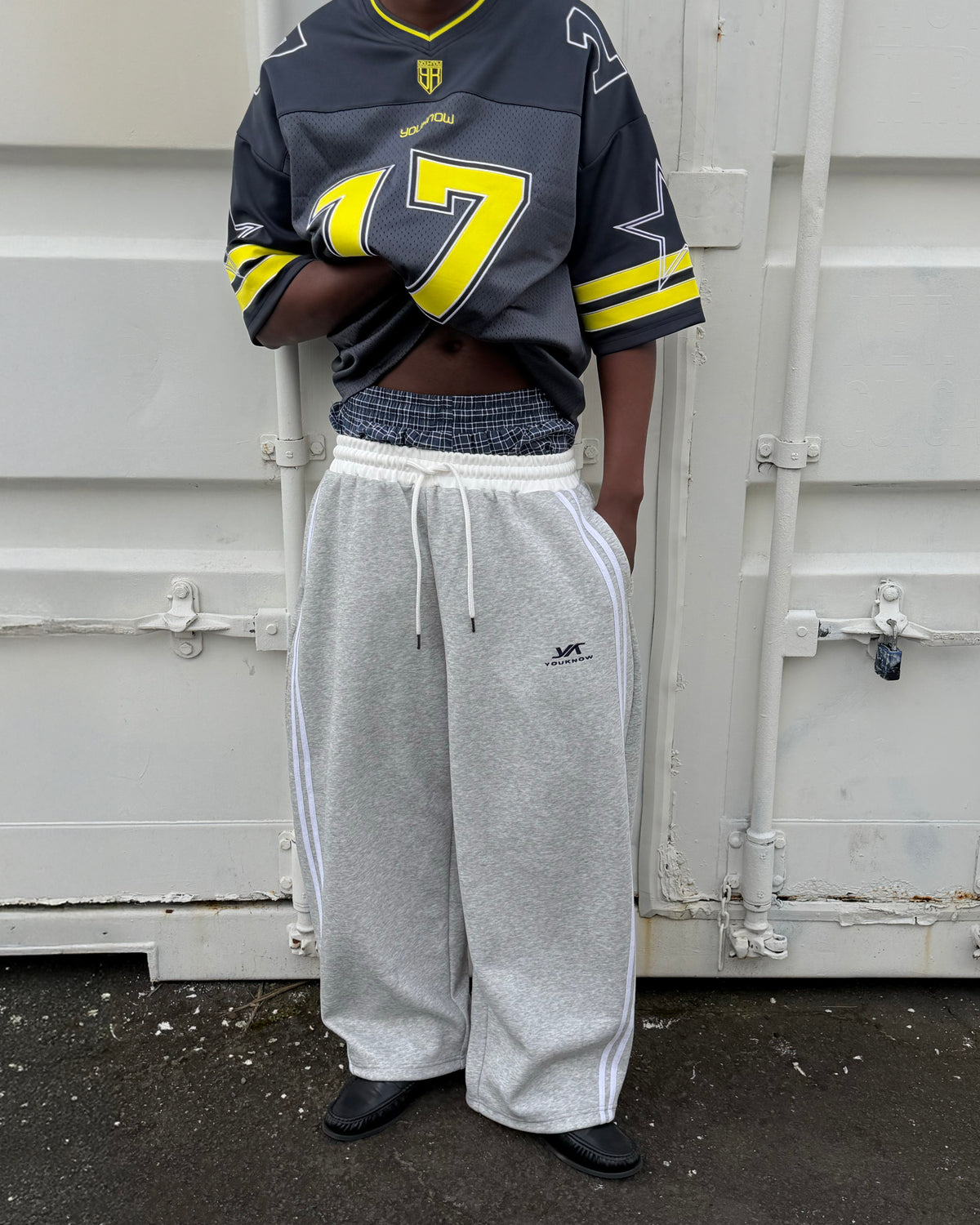 Blaze Barrel Sweatpant | Grey Marle-2
