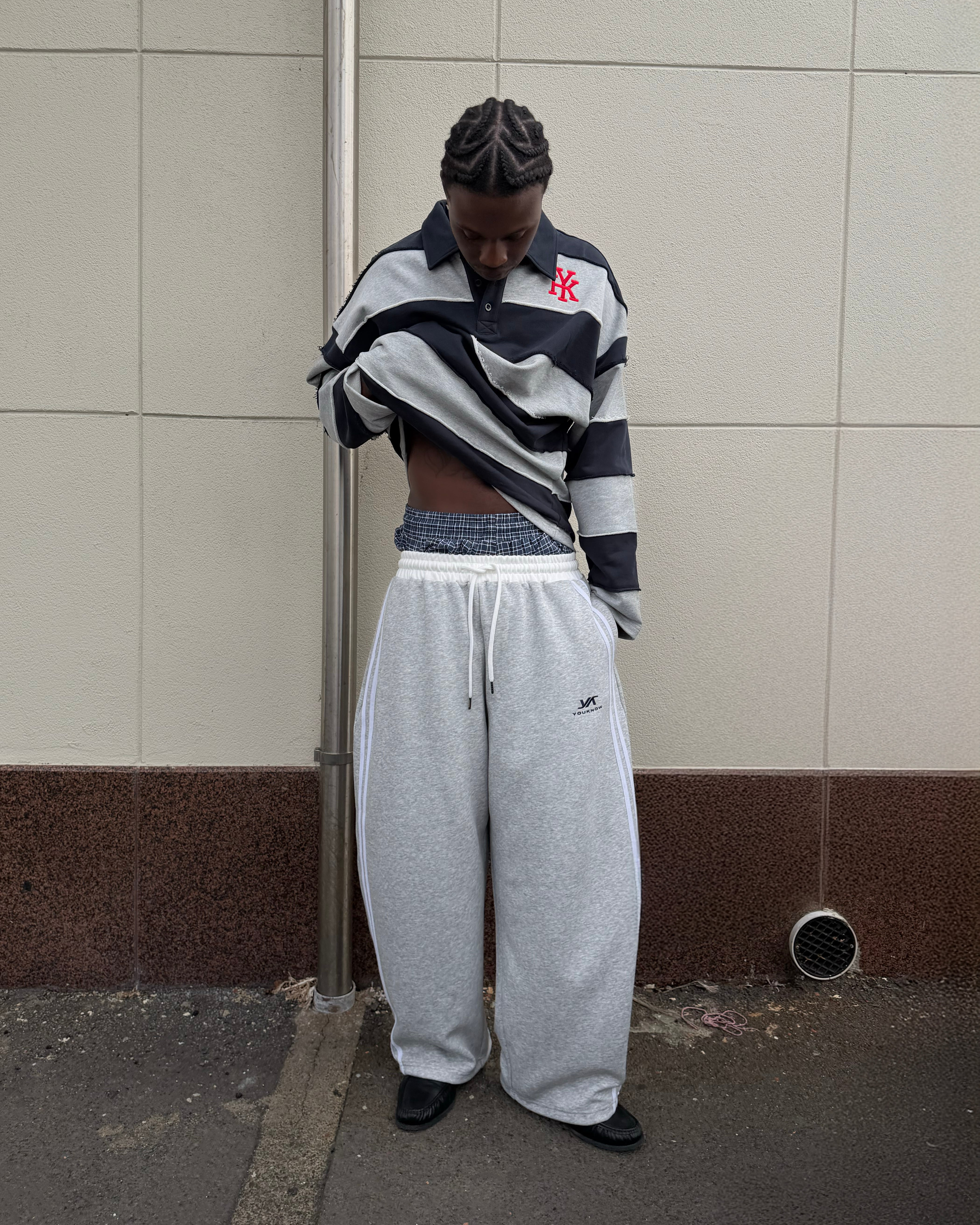 Blaze Barrel Sweatpant | Grey Marle-4