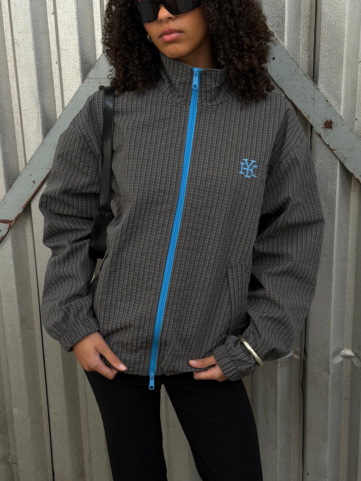 Windbreaker | Grey Check-3