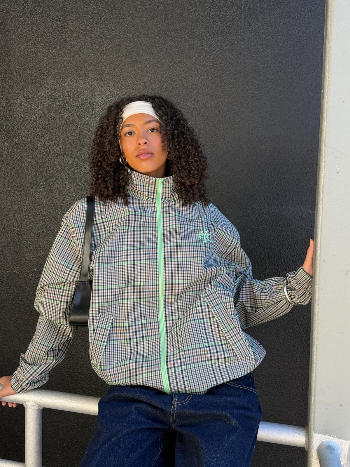 Windbreaker | Green Check-4