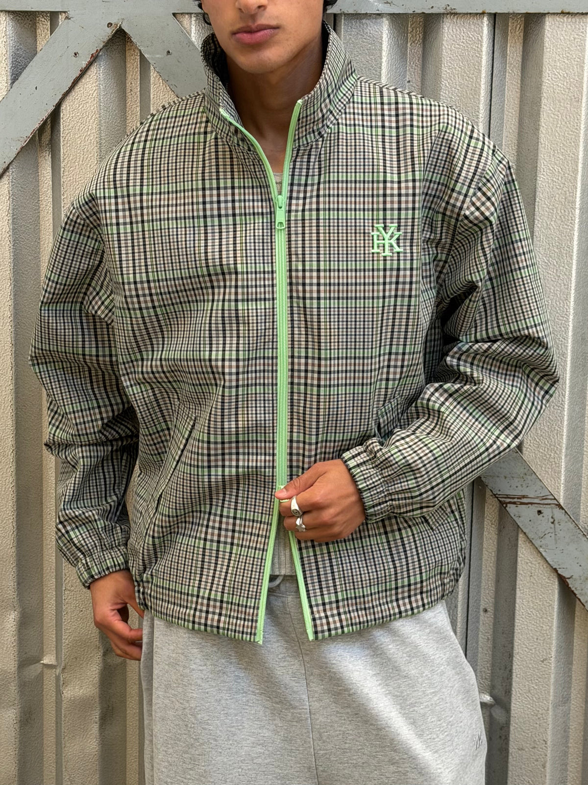 Windbreaker | Green Check-3