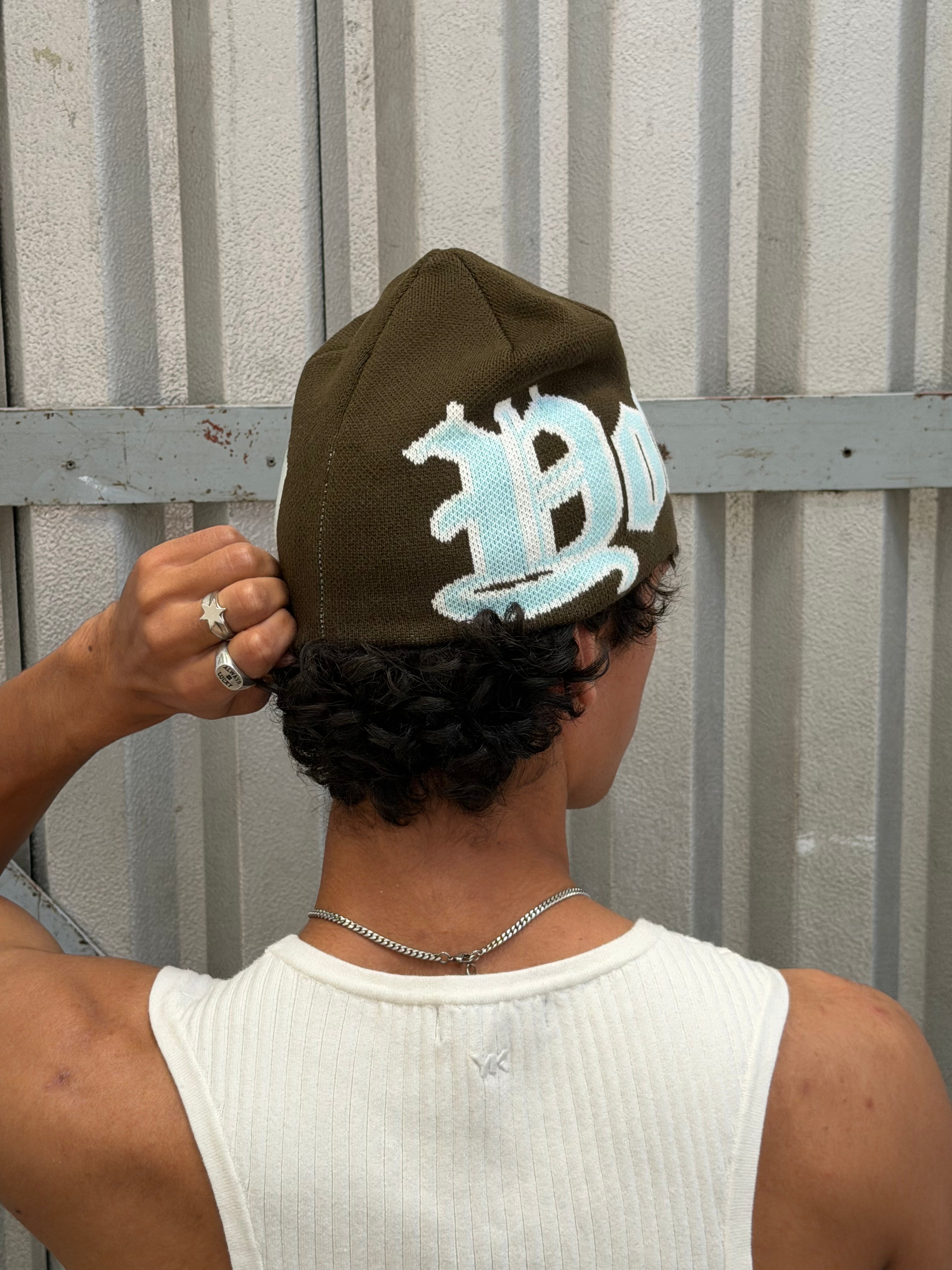 Jacquard Beanie | Olive