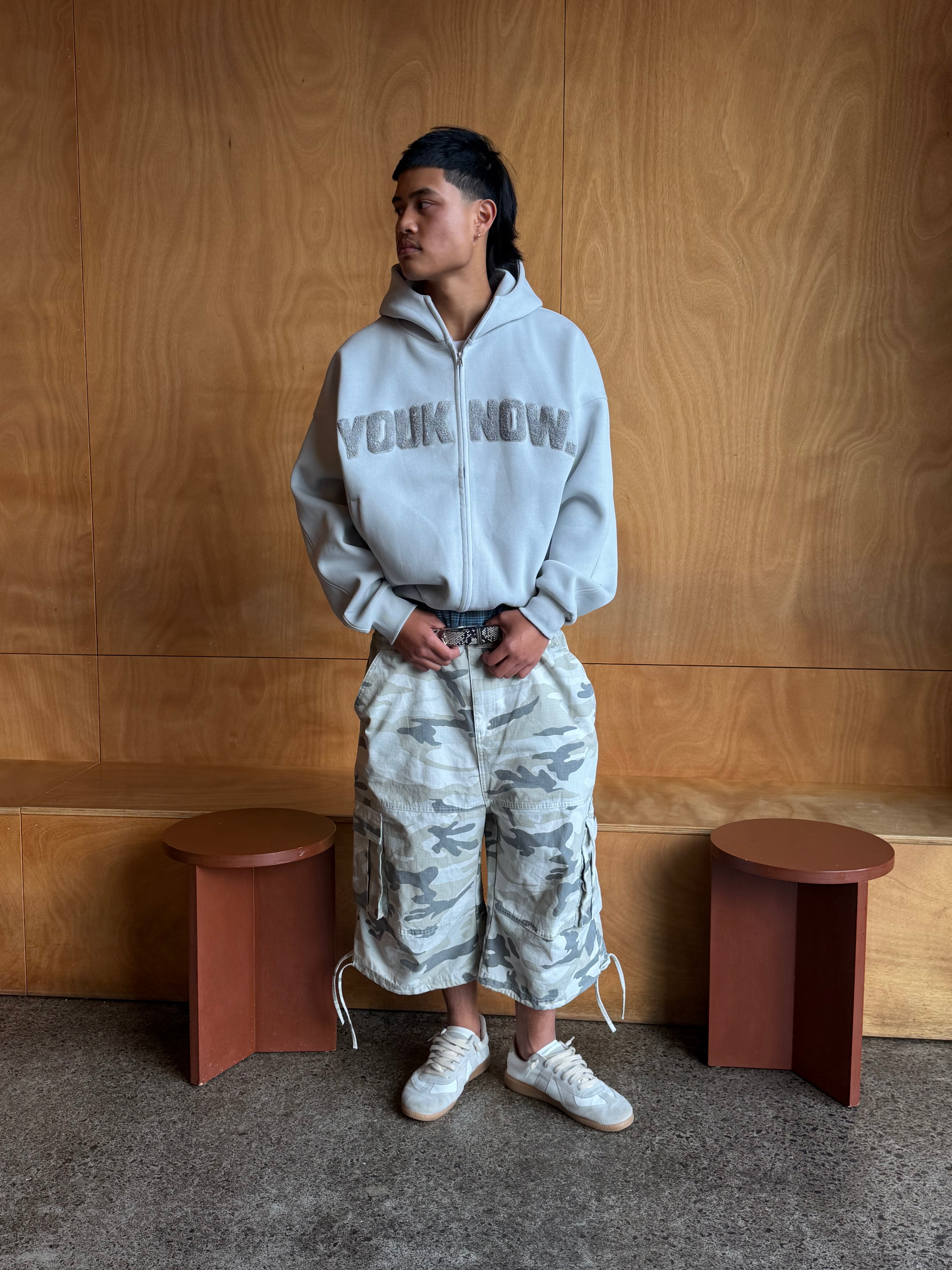 Chenille Zip Up 2.0 | Mirage Grey