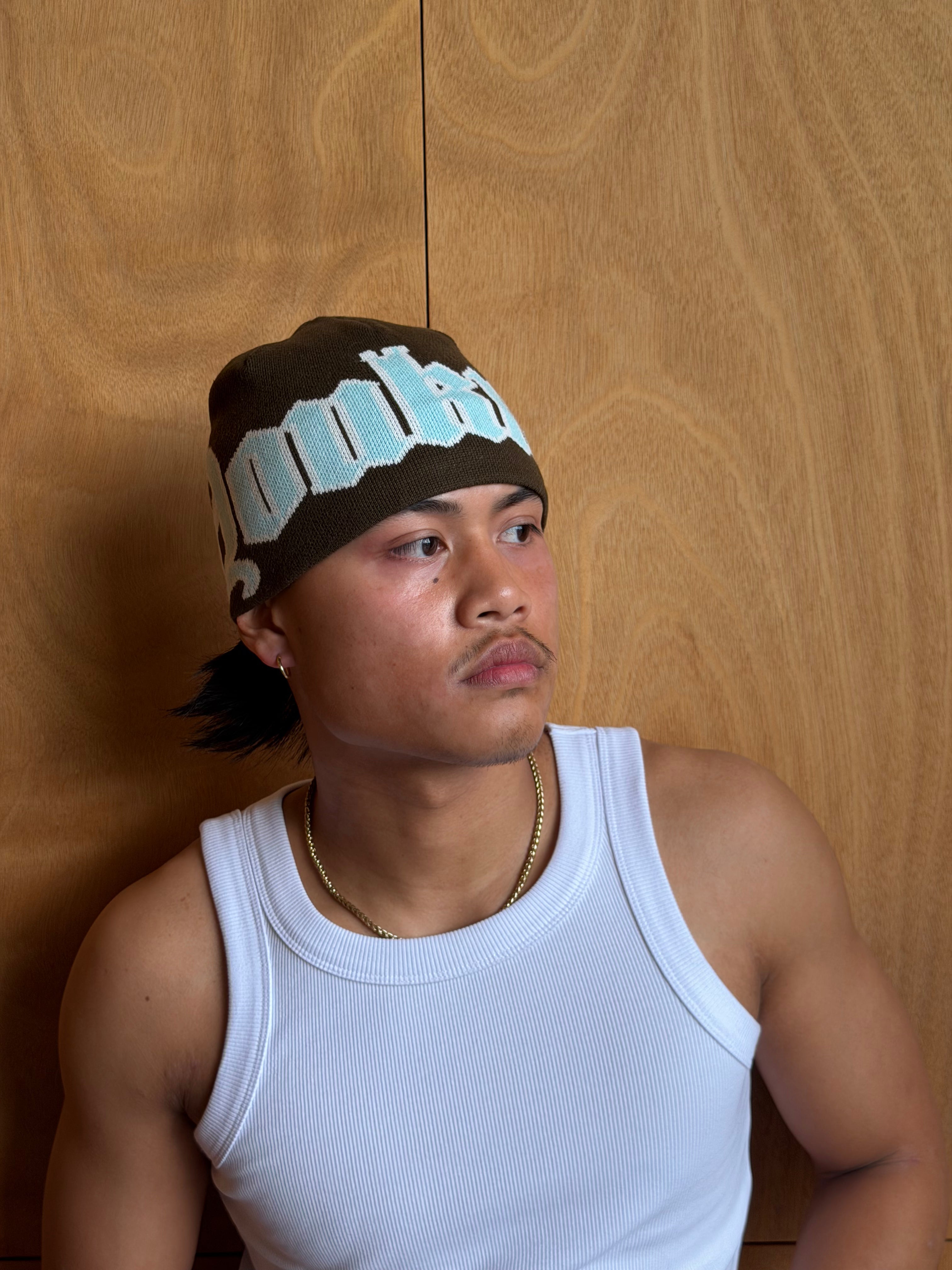 Jacquard Beanie | Olive