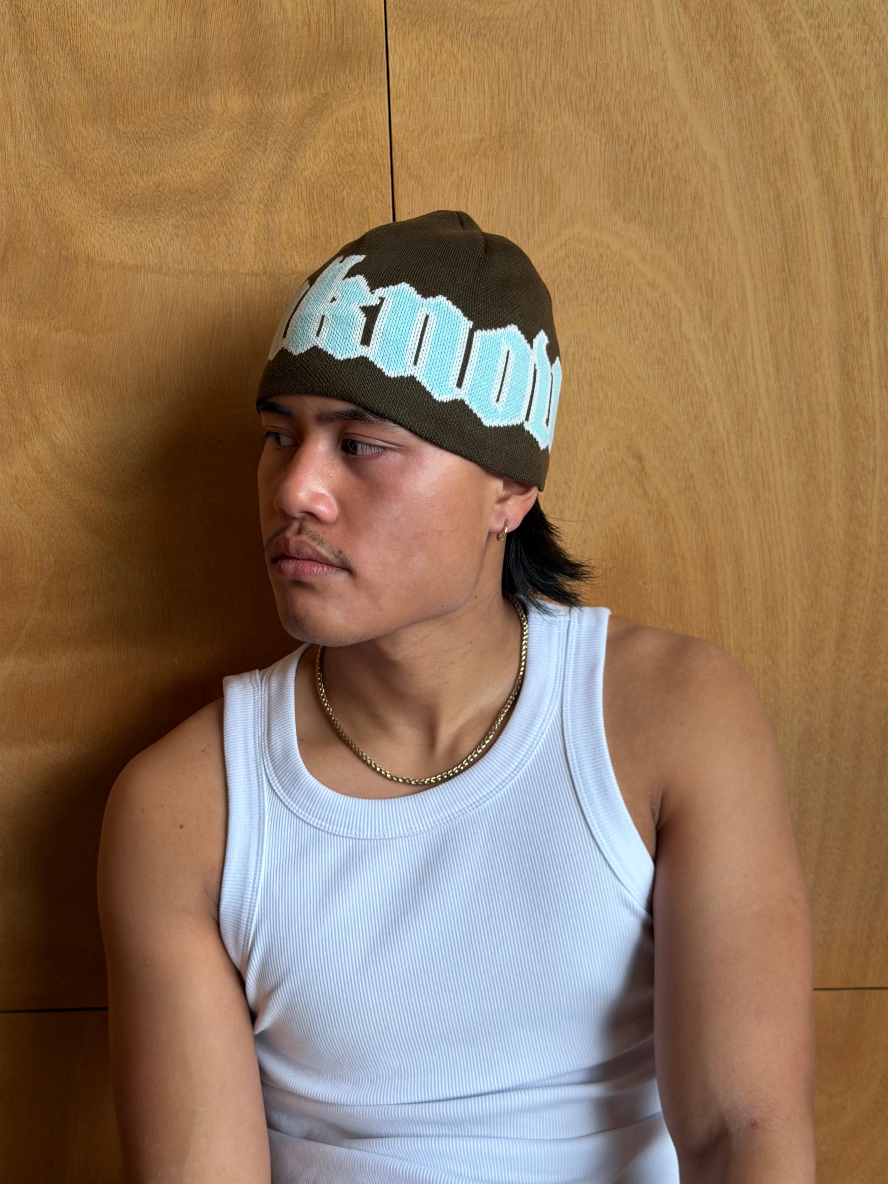 Jacquard Beanie | Olive